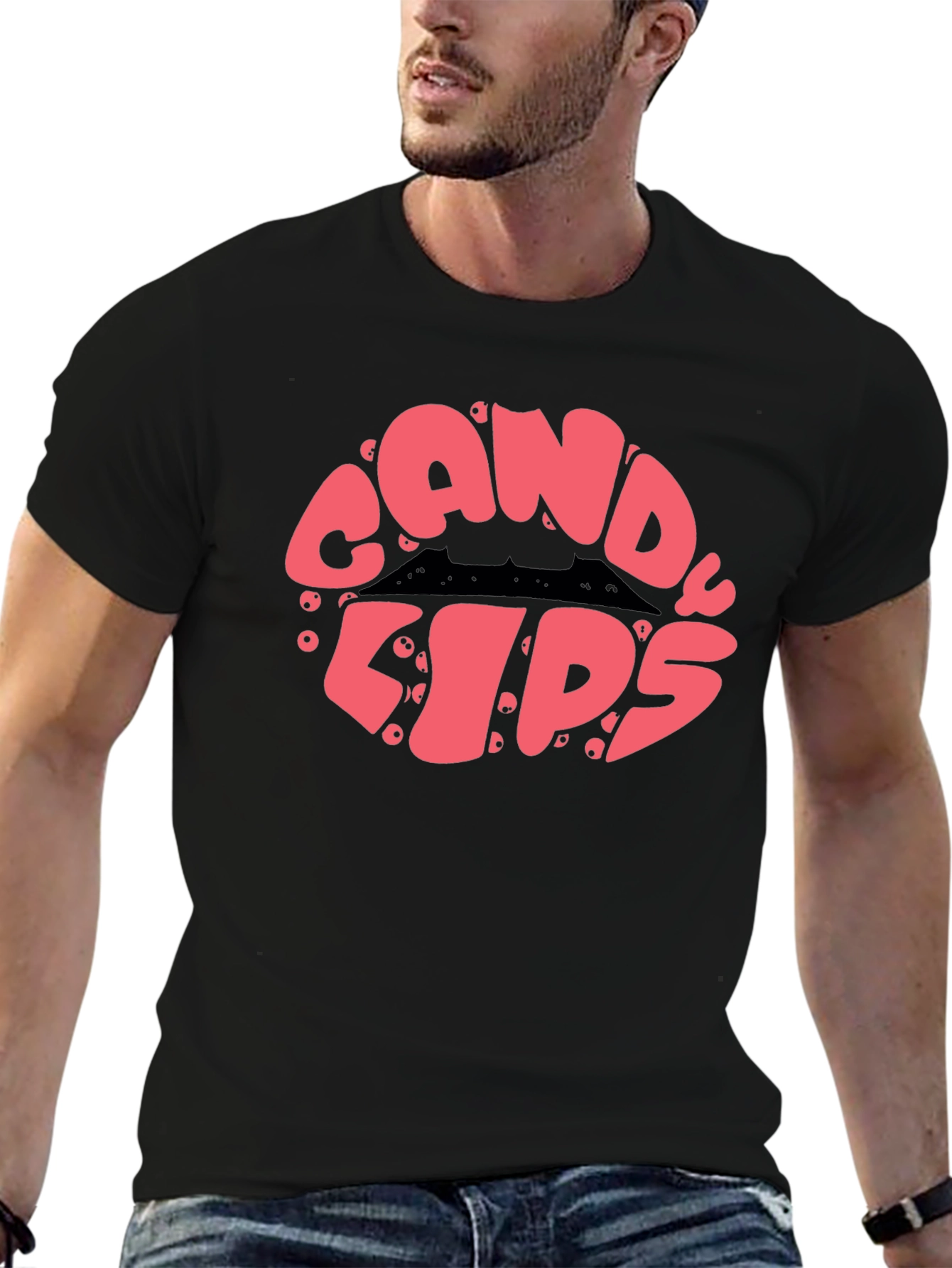 Candy Lips Graphic Tee - Sweet Style