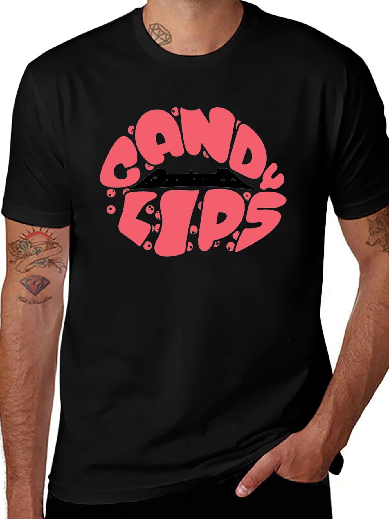 Candy Lips Graphic Tee - Sweet Style