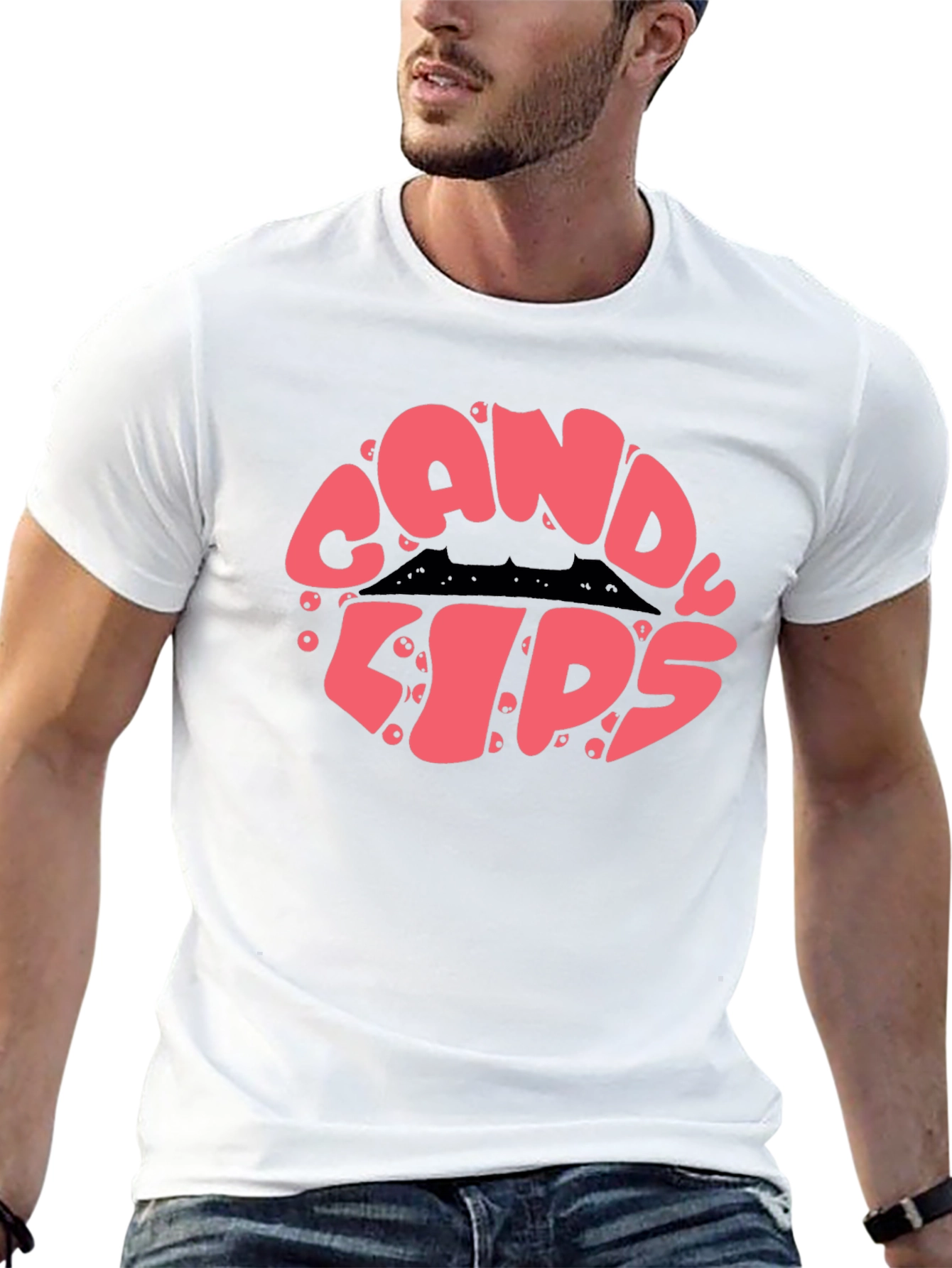 Candy Lips Graphic Tee - Sweet Style
