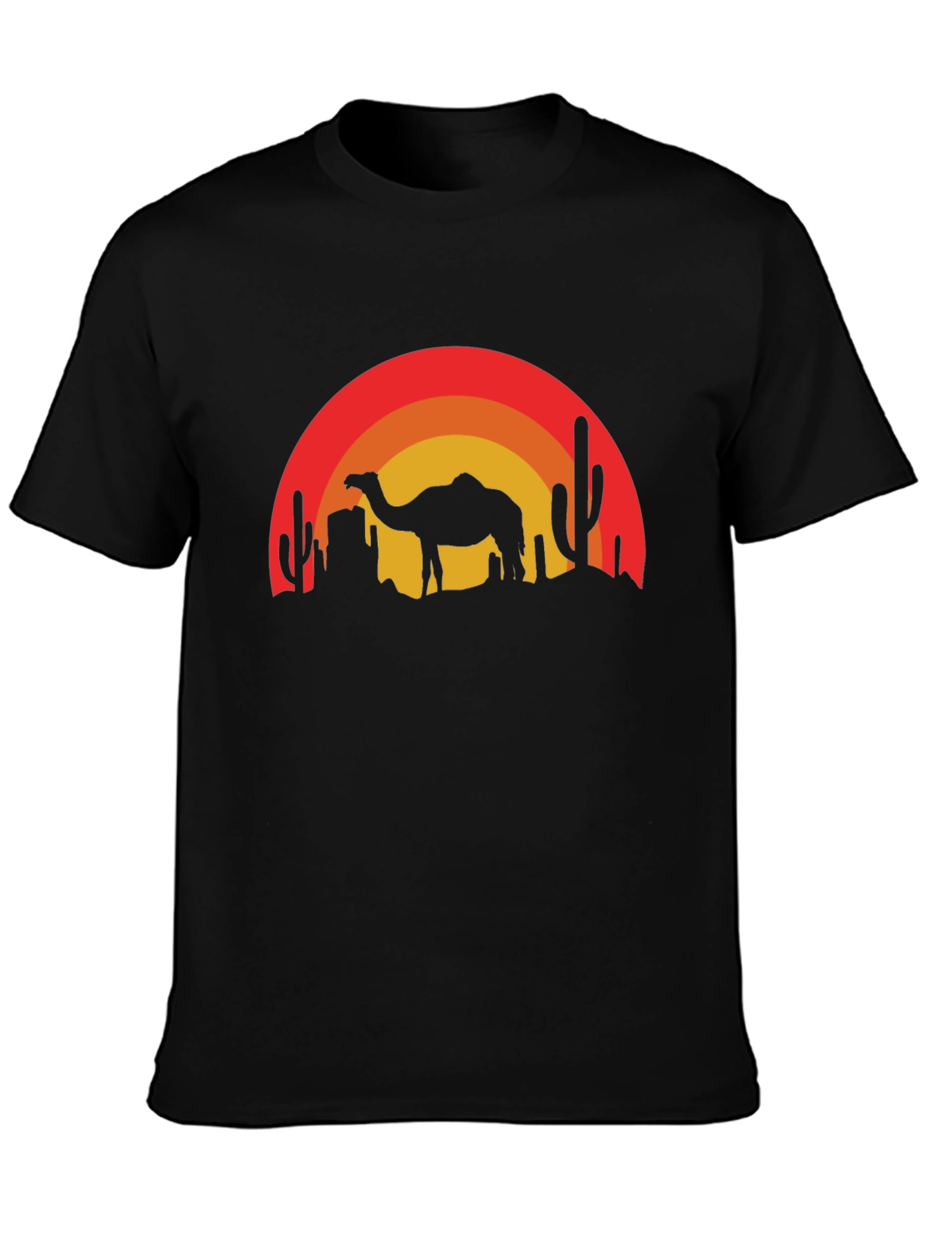 Desert Camel Sunset T-Shirt