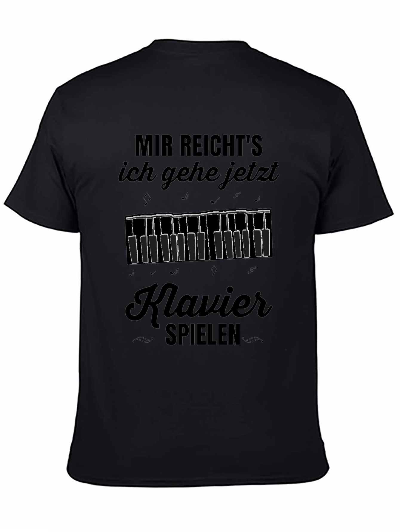 Funny German Klavier Spielen Piano T-Shirt