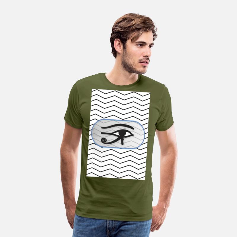 black and white lines with eye of Horus