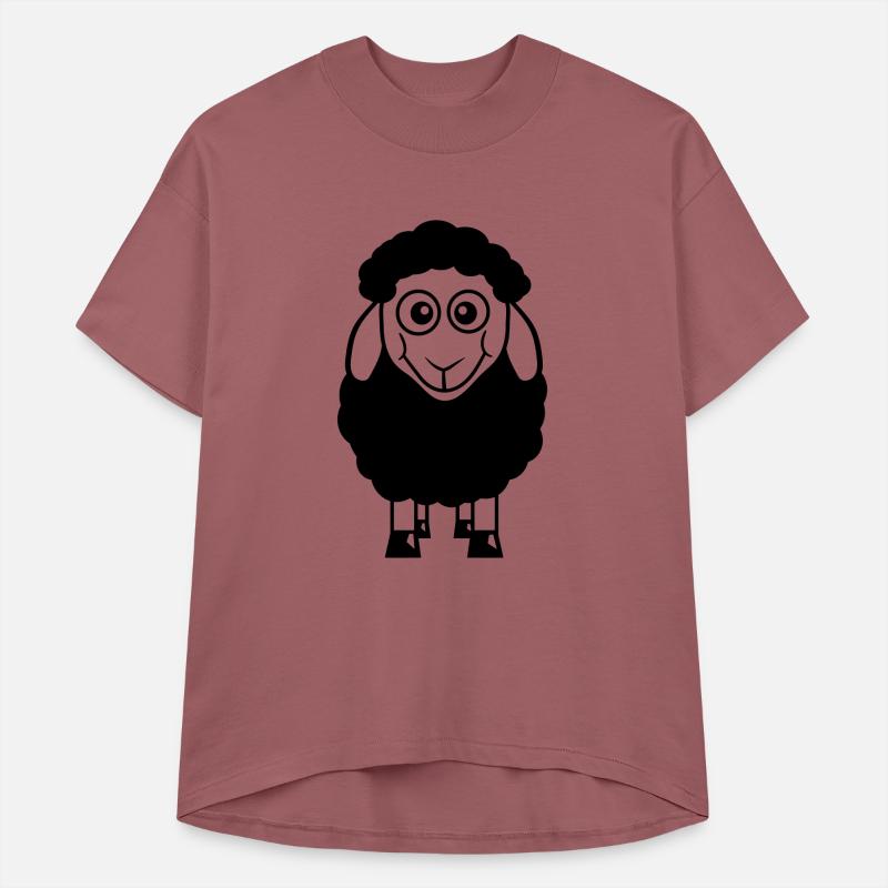 Black Sheep Small Cute Lamb Cool Comic Sweet Happy