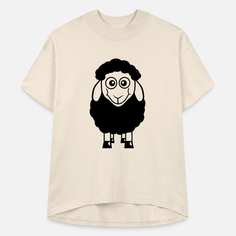 Black Sheep Small Cute Lamb Cool Comic Sweet Happy