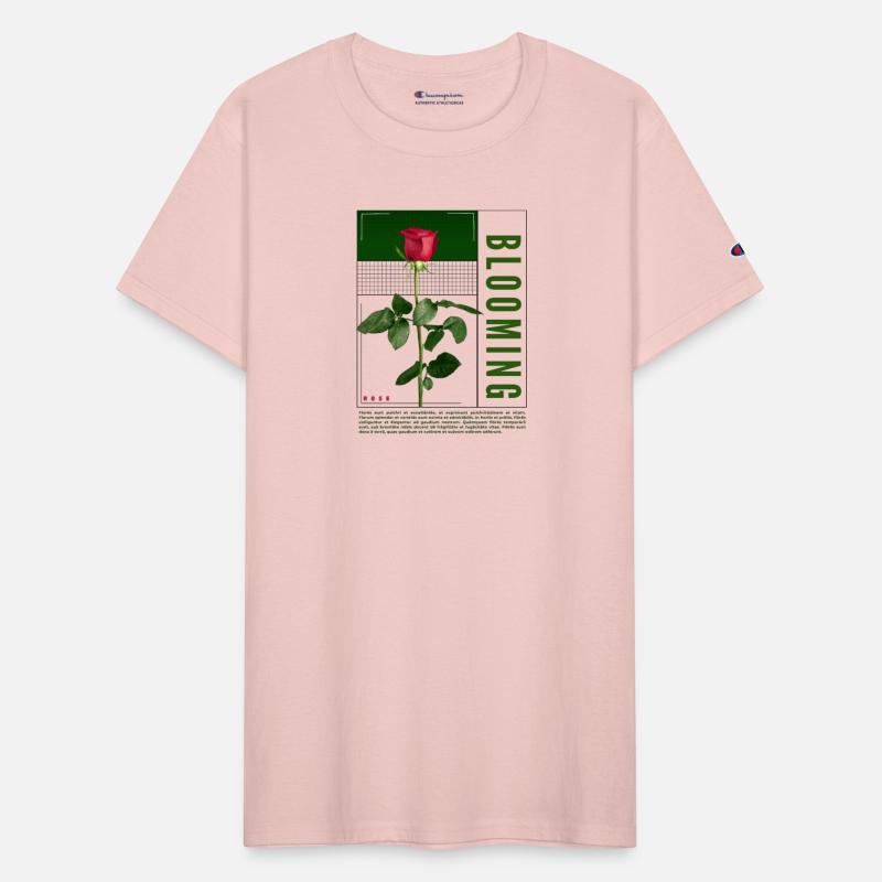 Blooming Rose - Retro Floral Quote