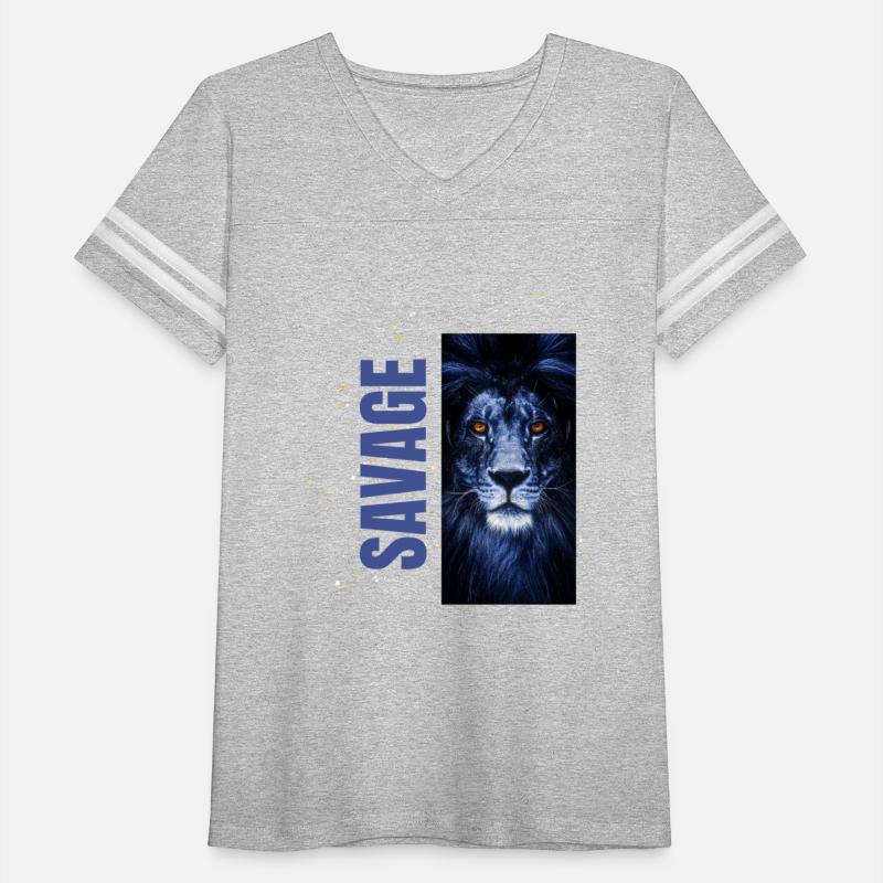 Blue lion savage design
