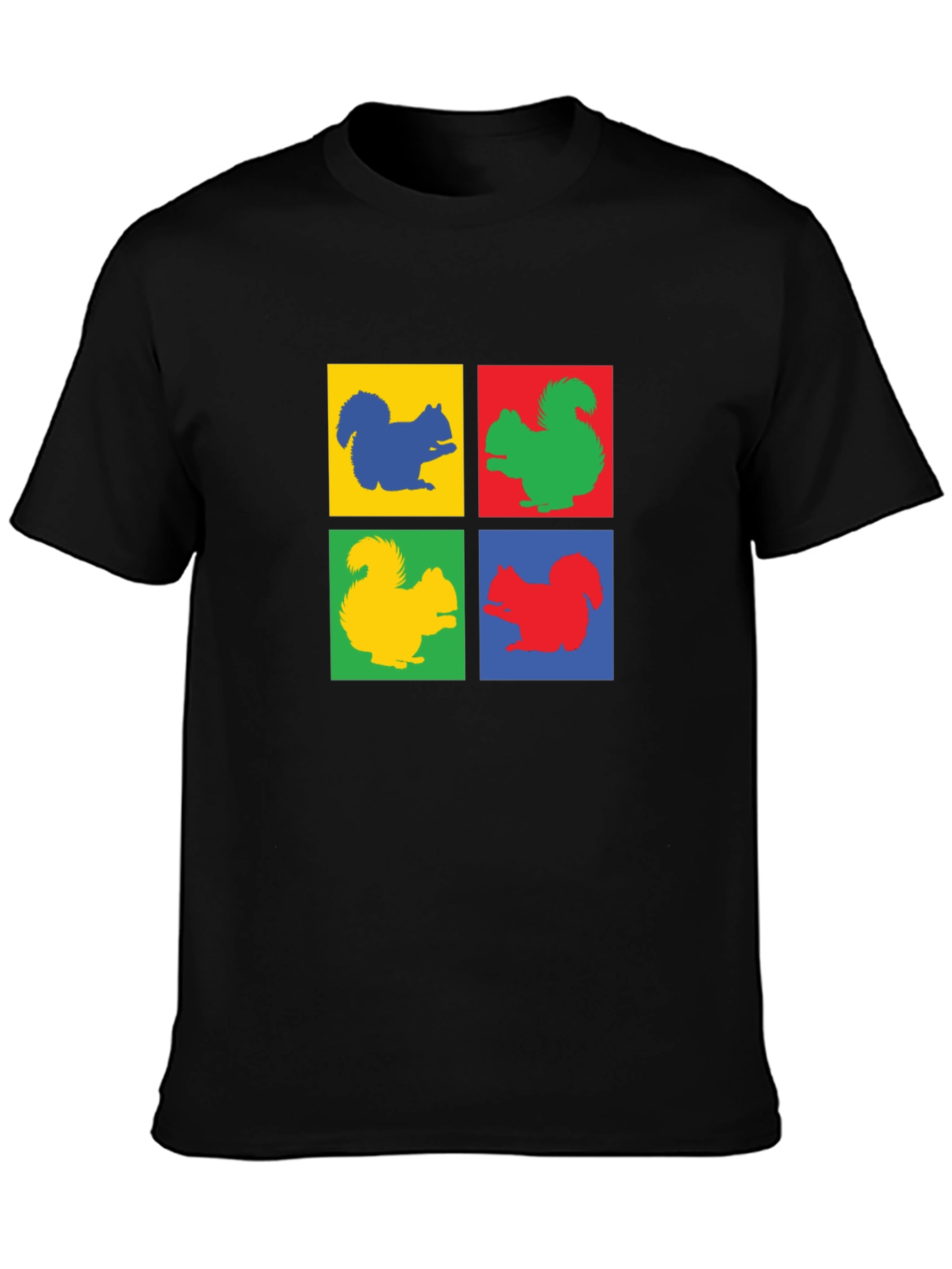 Squirrel Pop Art T-Shirt - Quirky Graphic Tee