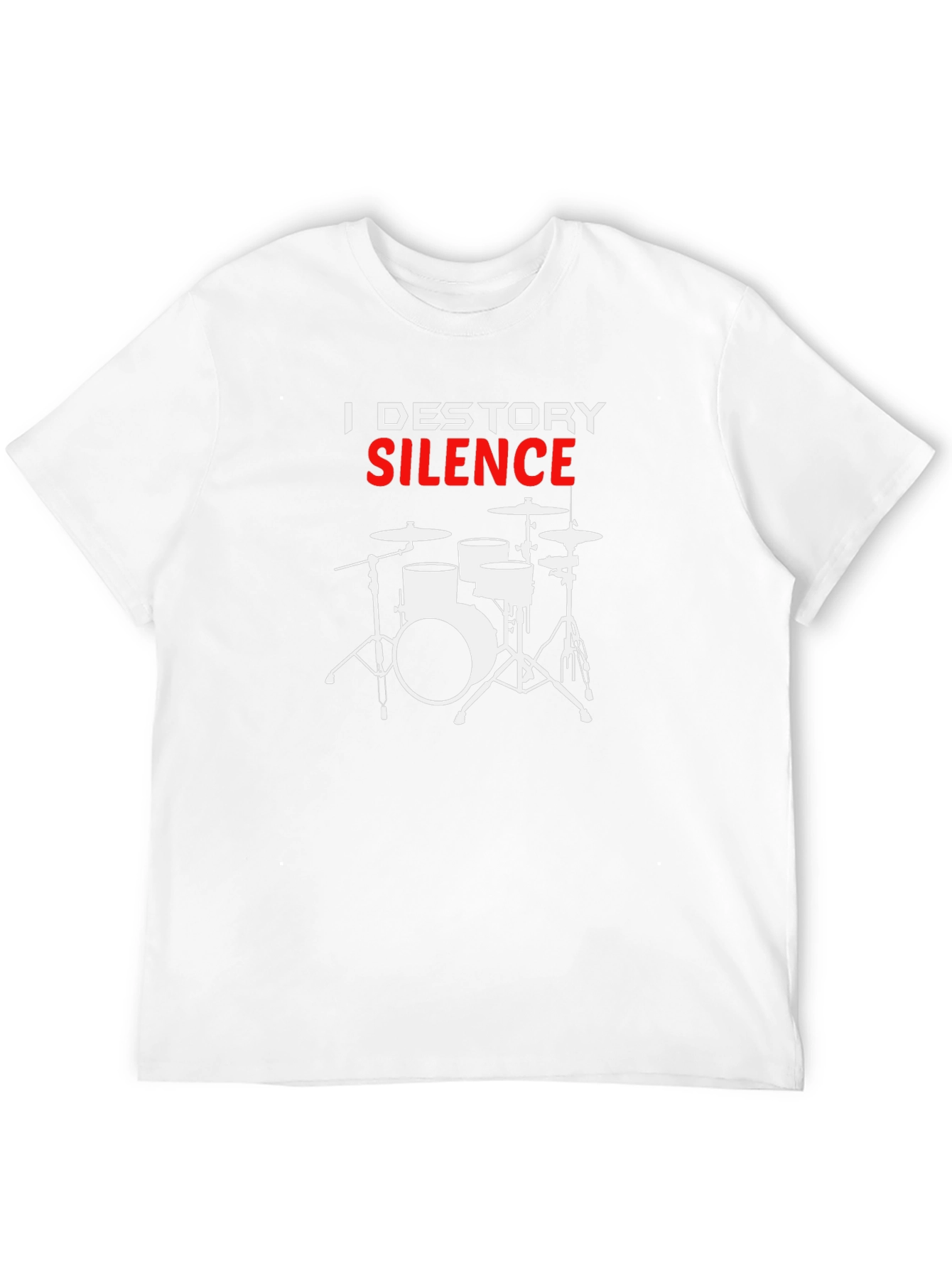 I DESTORY Silence Drummer T-Shirt