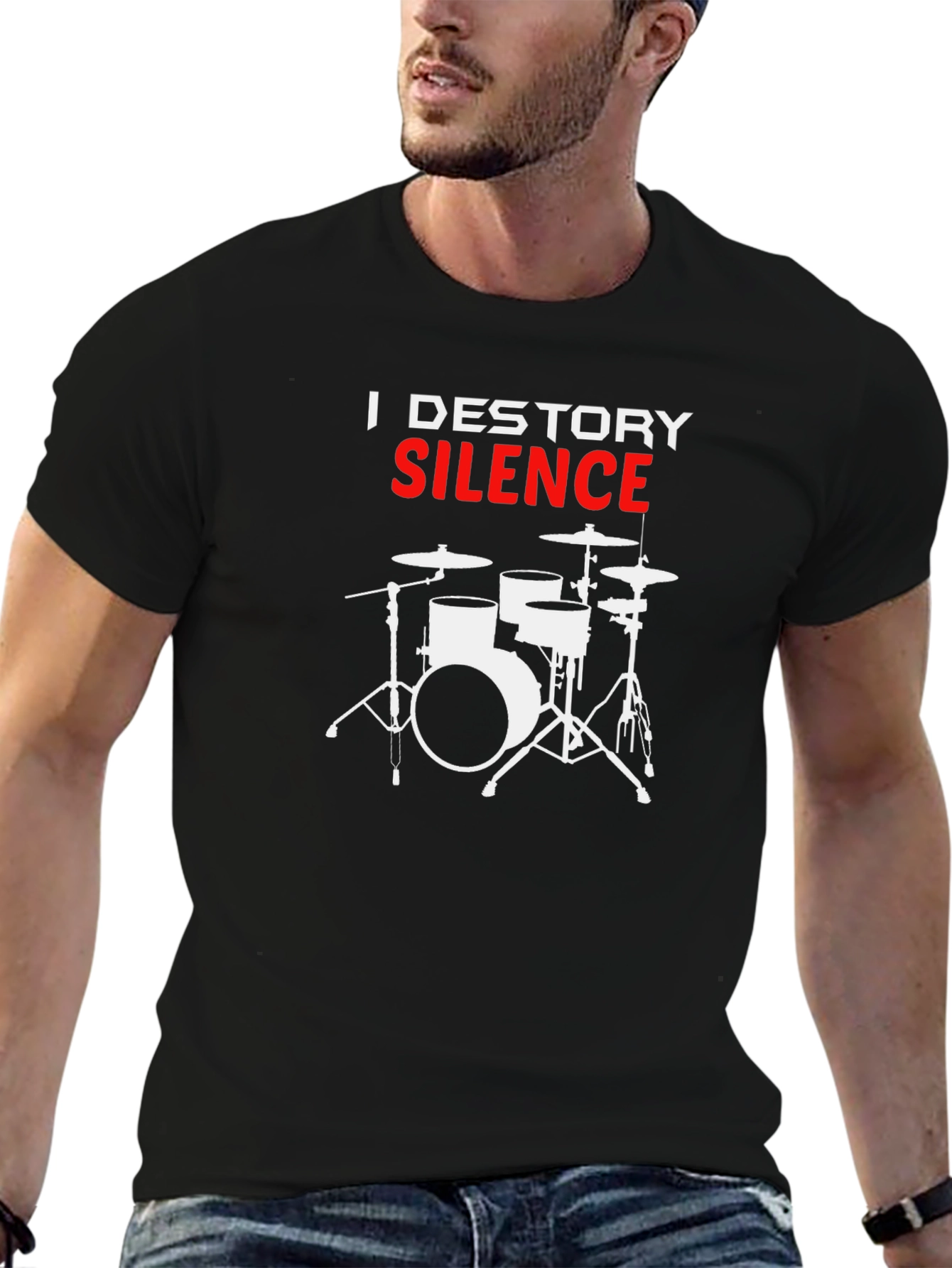 I DESTORY Silence Drummer T-Shirt