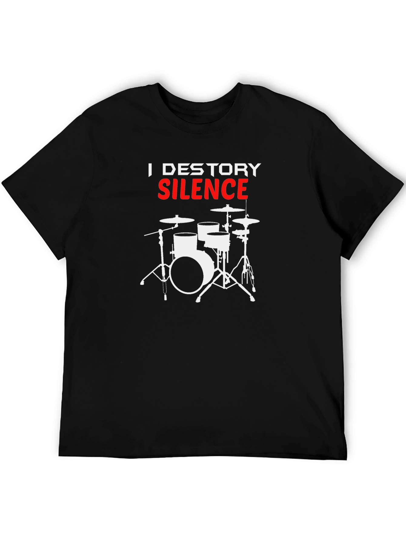 I DESTORY Silence Drummer T-Shirt