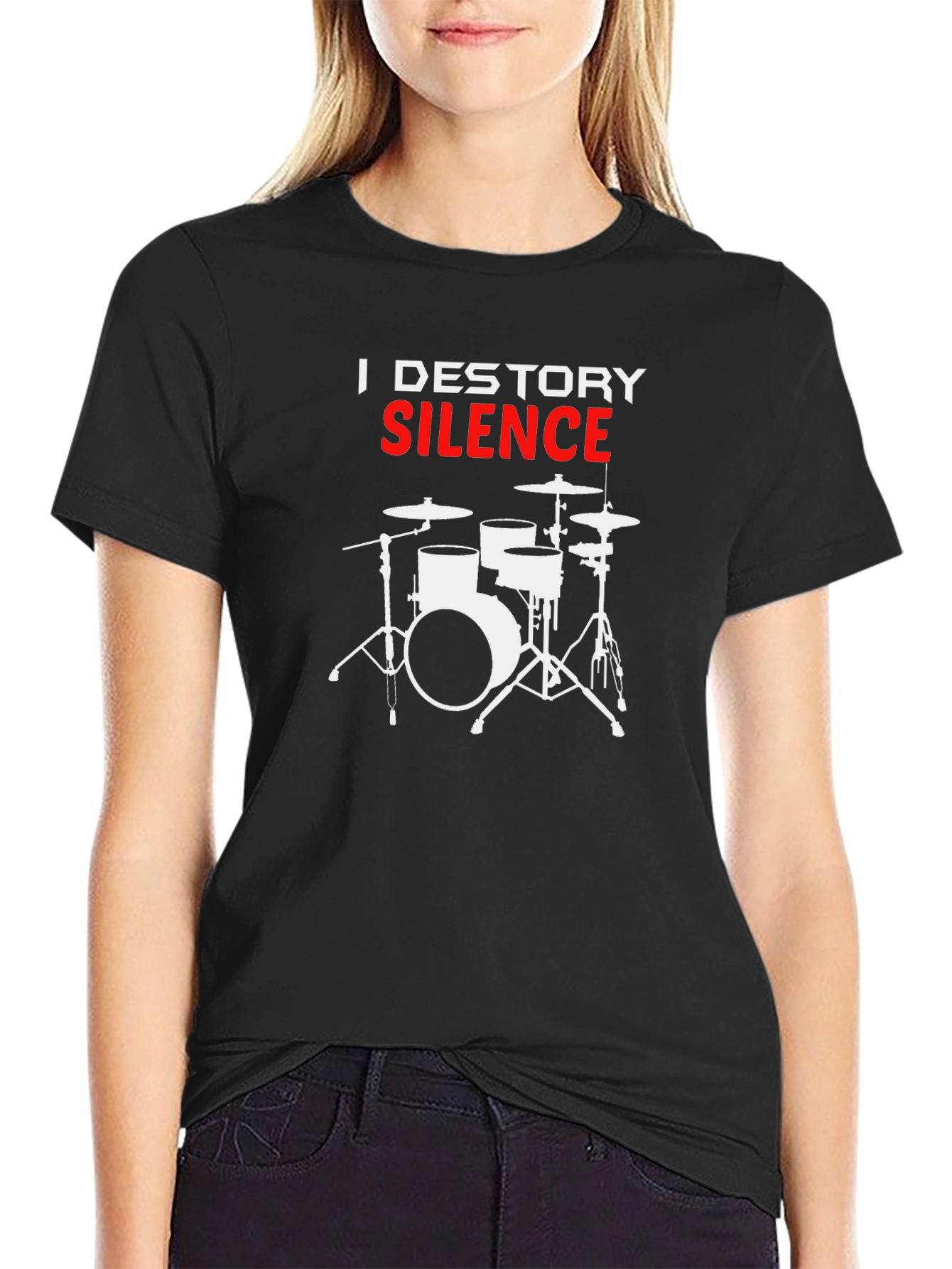 I DESTORY Silence Drummer T-Shirt