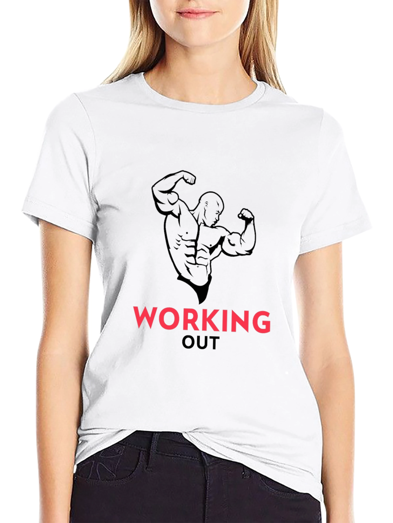 Mens Workout T-Shirt - Bodybuilding Graphic Tee