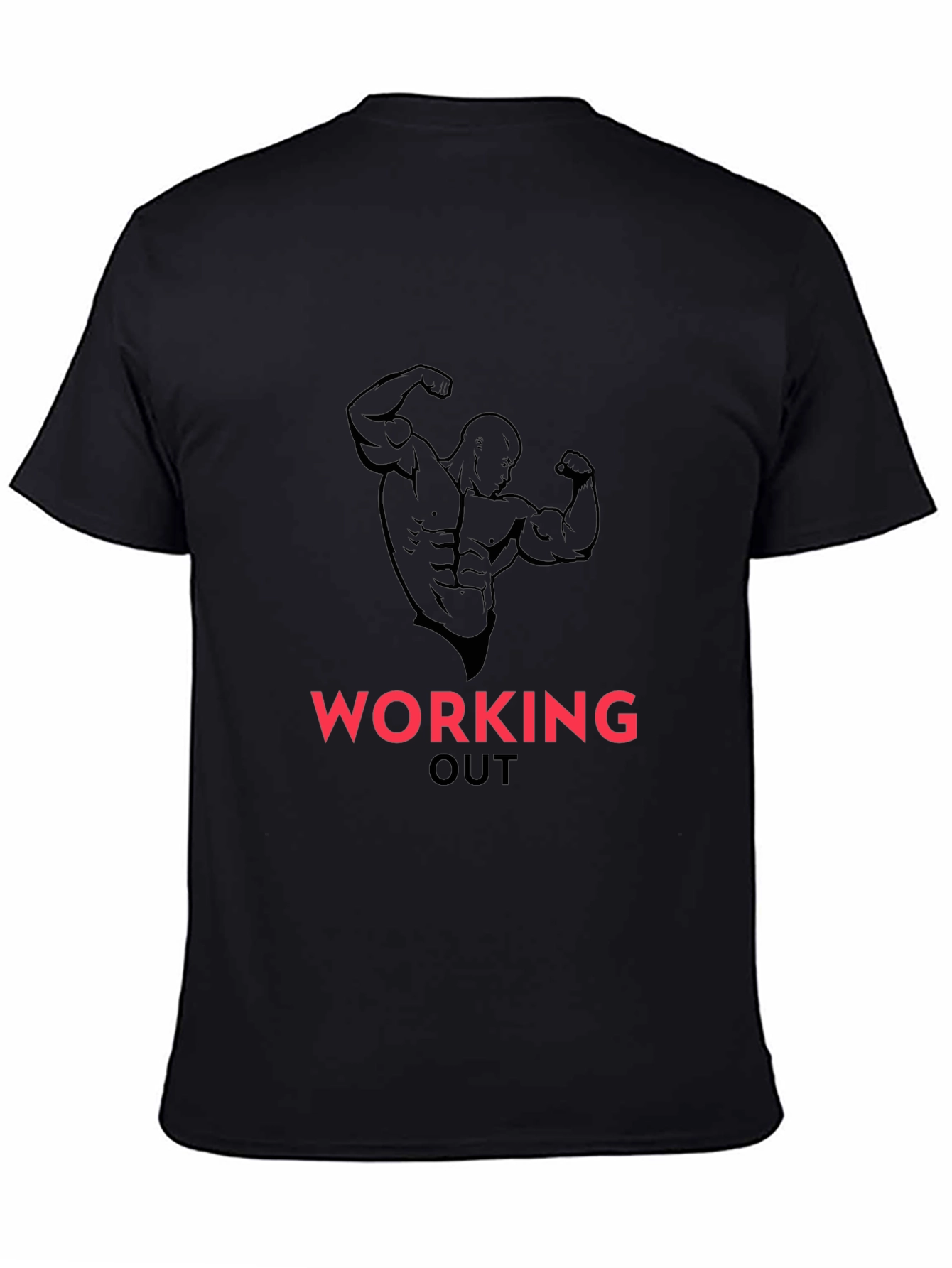 Mens Workout T-Shirt - Bodybuilding Graphic Tee