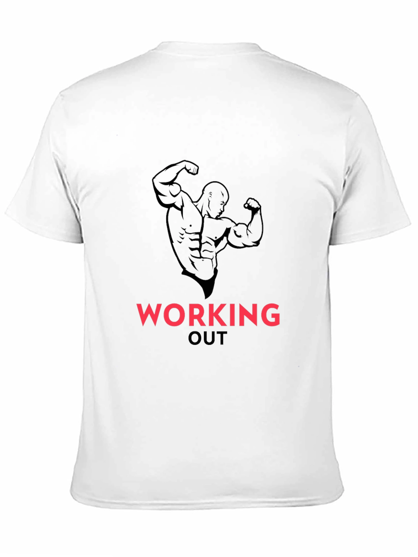 Mens Workout T-Shirt - Bodybuilding Graphic Tee