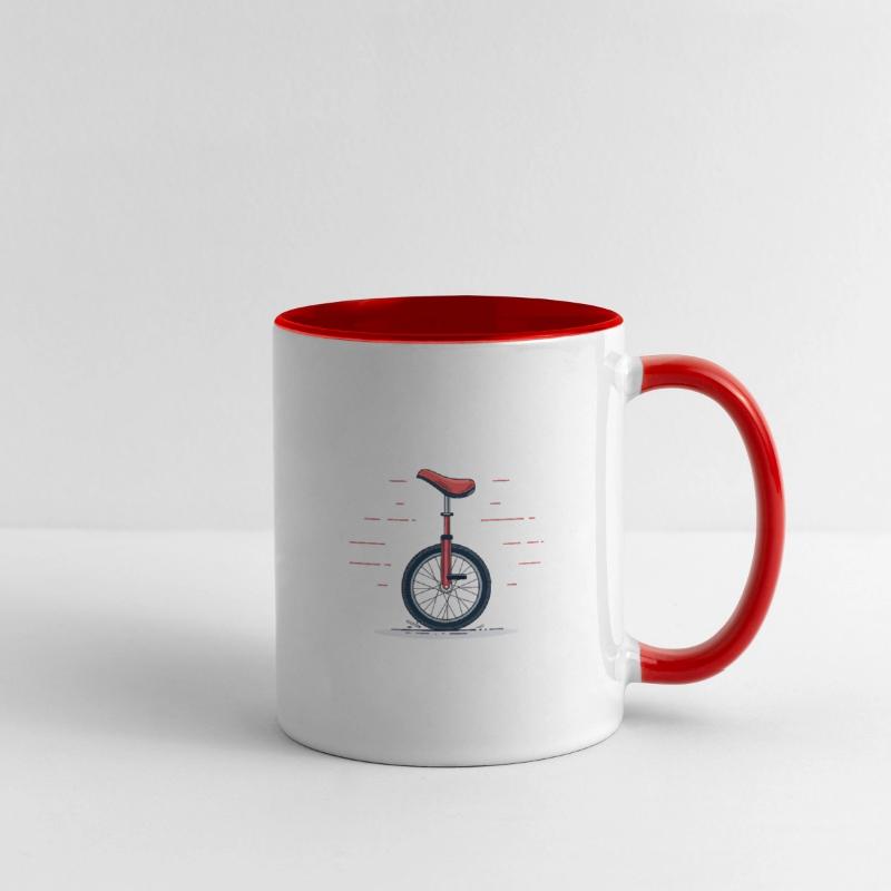 Bold Graphic Unicycle