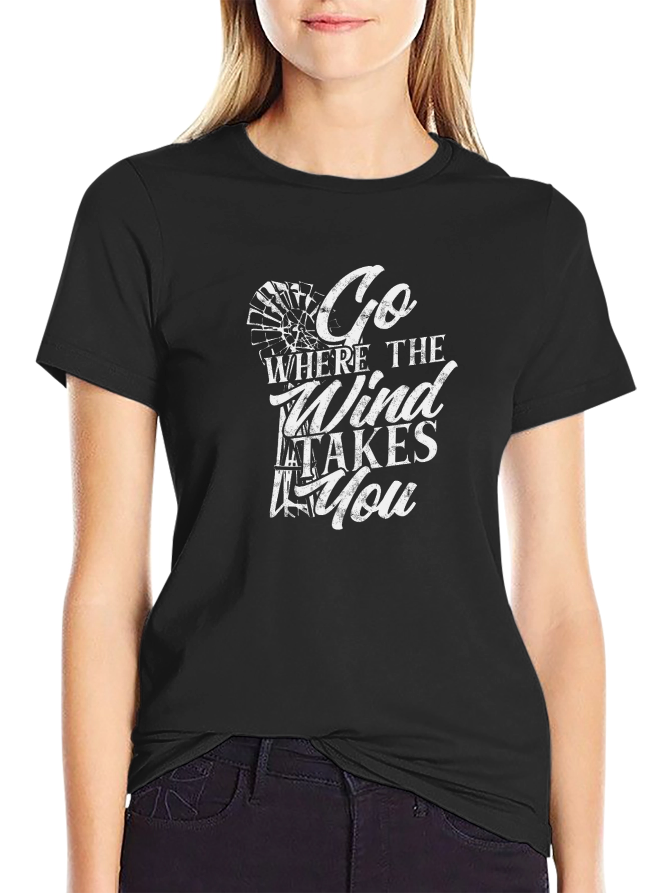 Go Where The Wind Takes You Graphic Tee