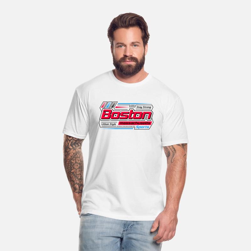 Boston Massachusetts Design City Red