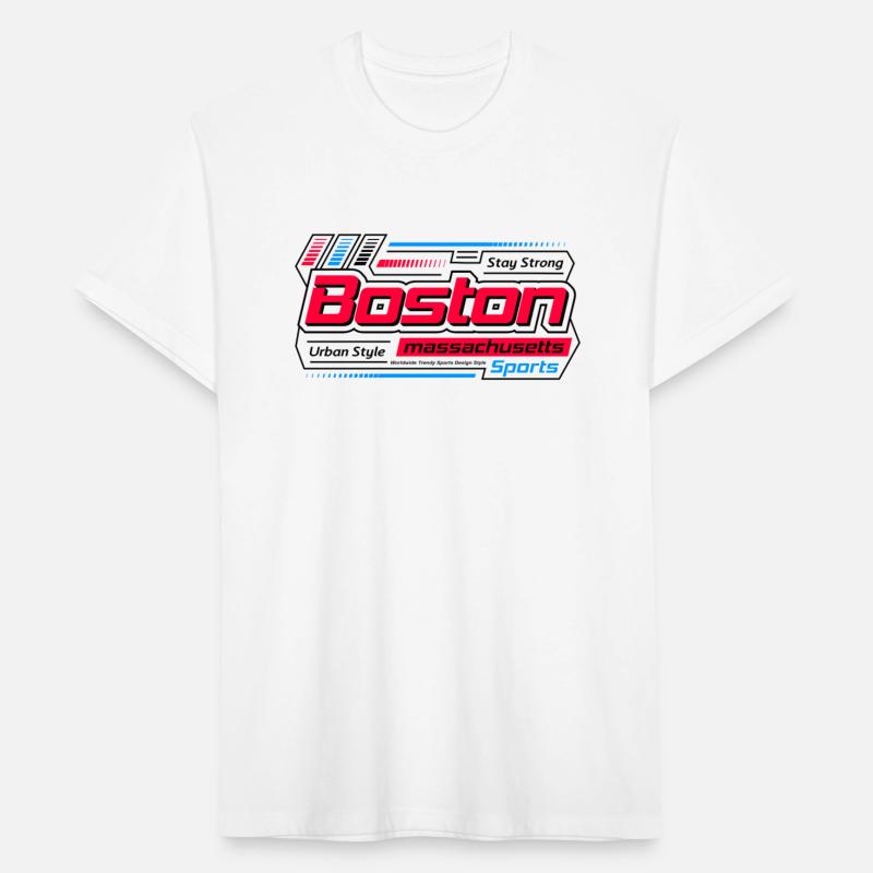 Boston Massachusetts Design City Red