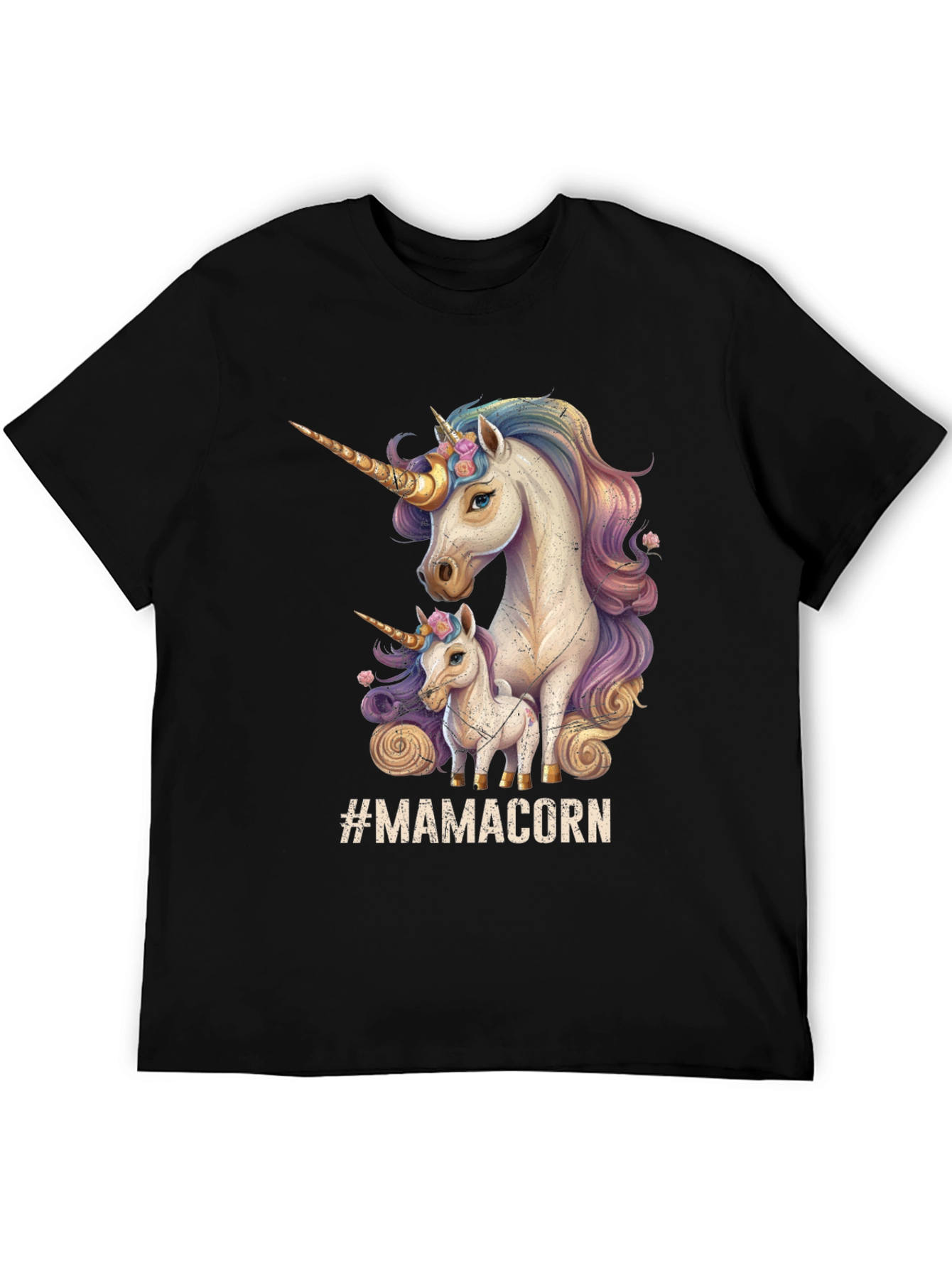 Mama Unicorn Graphic T-Shirt