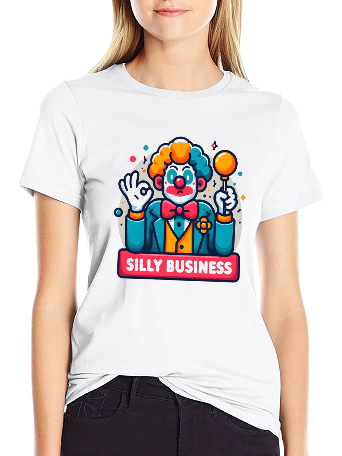 Silly Business Clown Graphic Tee