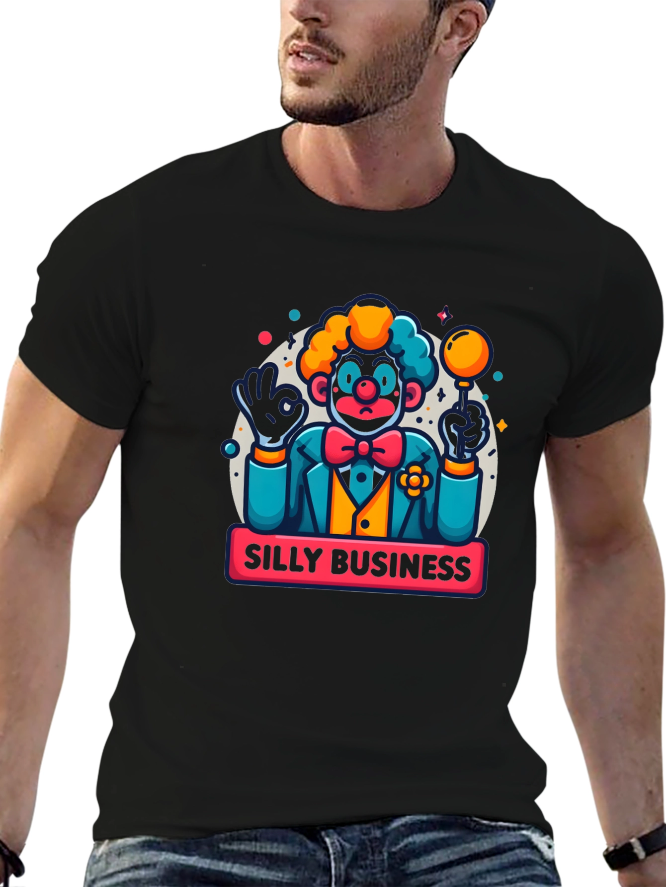 Silly Business Clown Graphic Tee