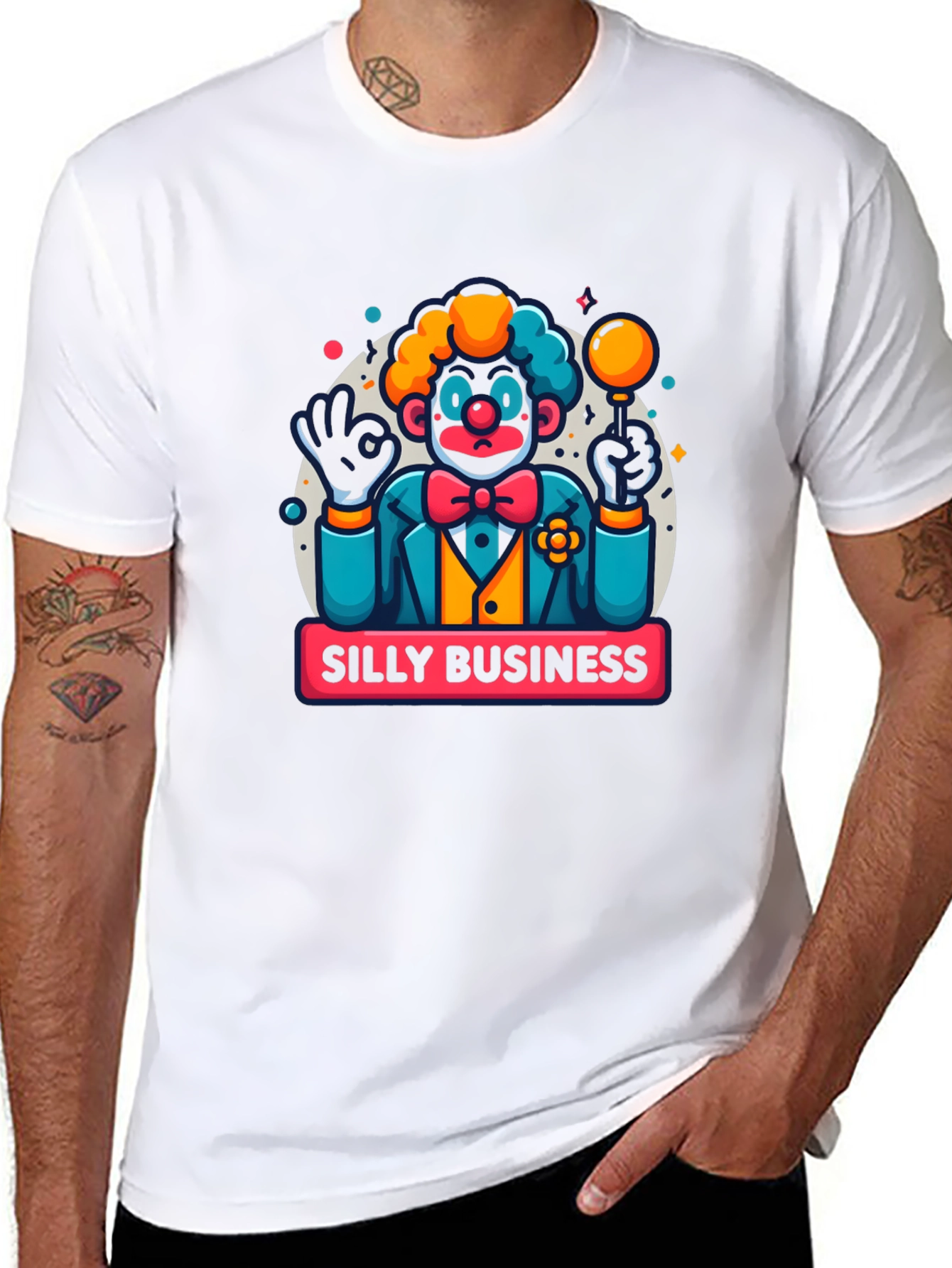 Silly Business Clown Graphic Tee