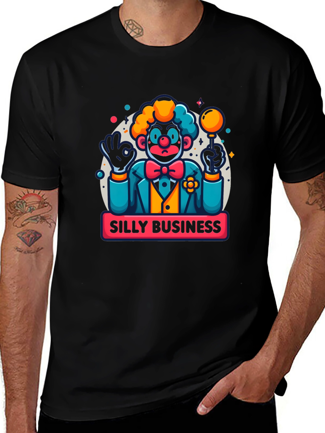 Silly Business Clown Graphic Tee