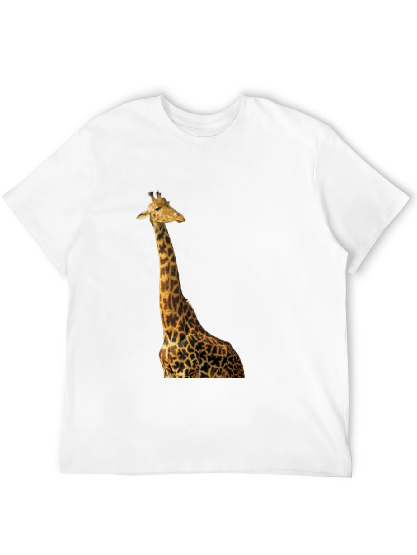 Giraffe T-Shirt - Black Cotton Tee
