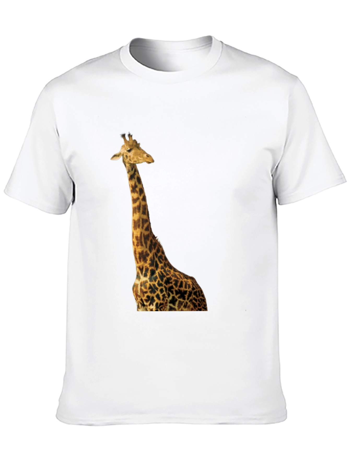 Giraffe T-Shirt - Black Cotton Tee
