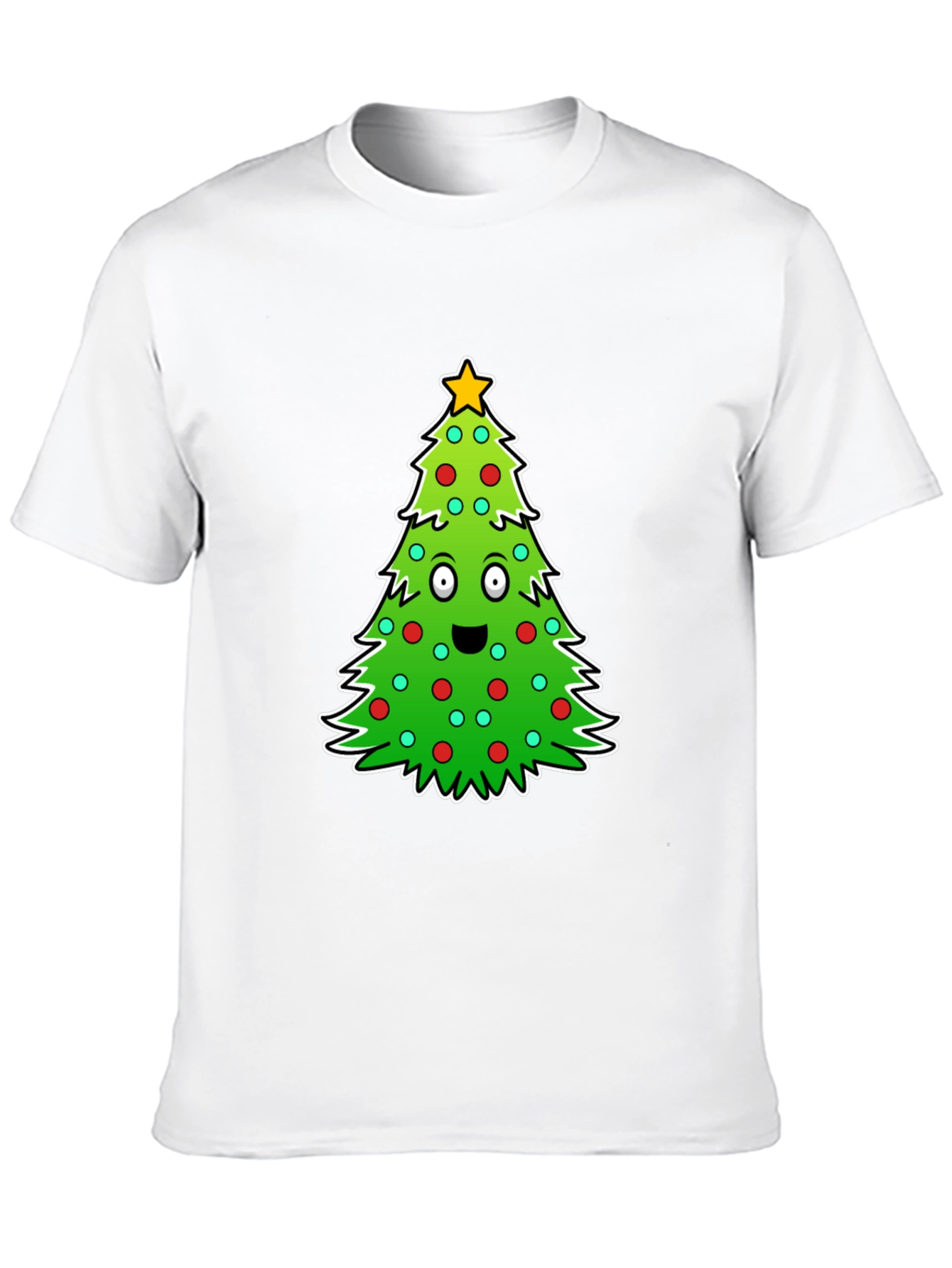 Funny Christmas Tree Graphic Tee - Holiday Cheer