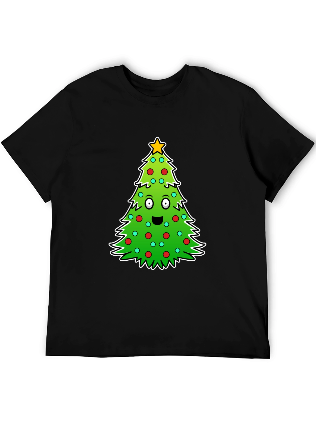 Funny Christmas Tree Graphic Tee - Holiday Cheer