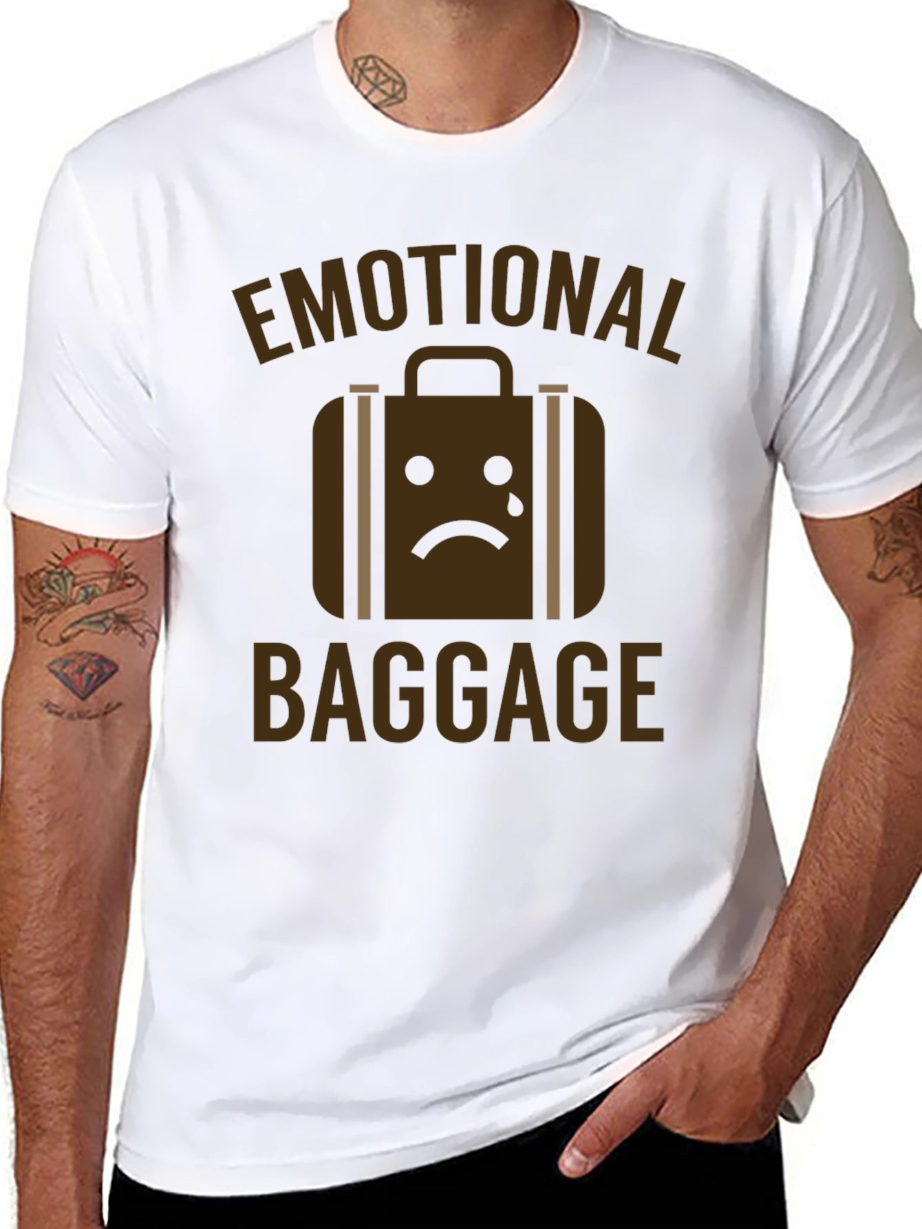 Emotional Baggage Graphic T-Shirt