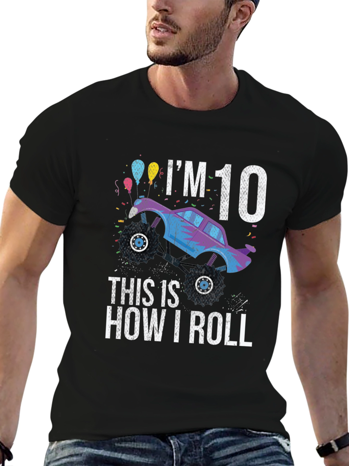 Im 10 Monster Truck Birthday T-Shirt