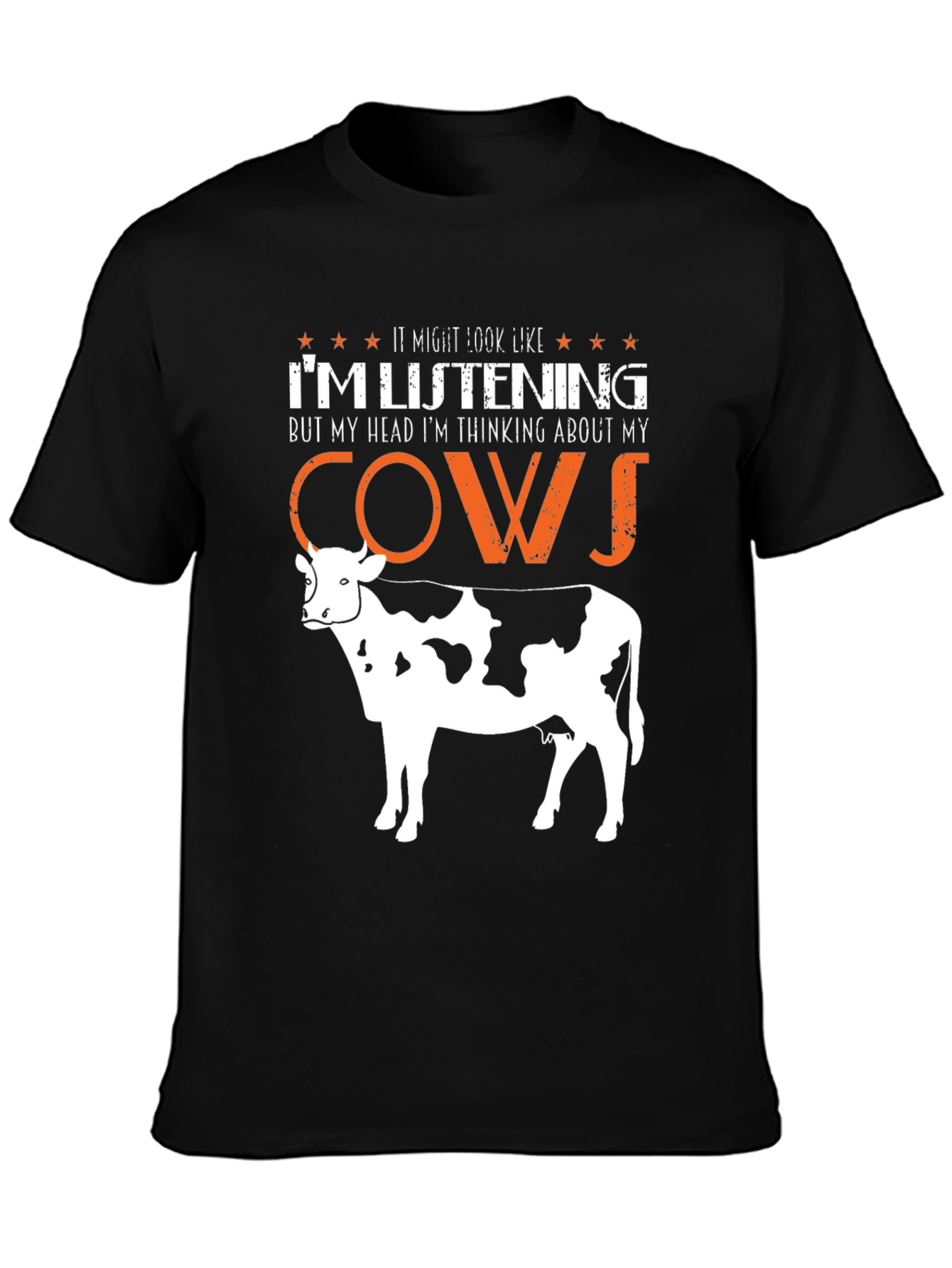 Thinking About Cows Graphic Tee
