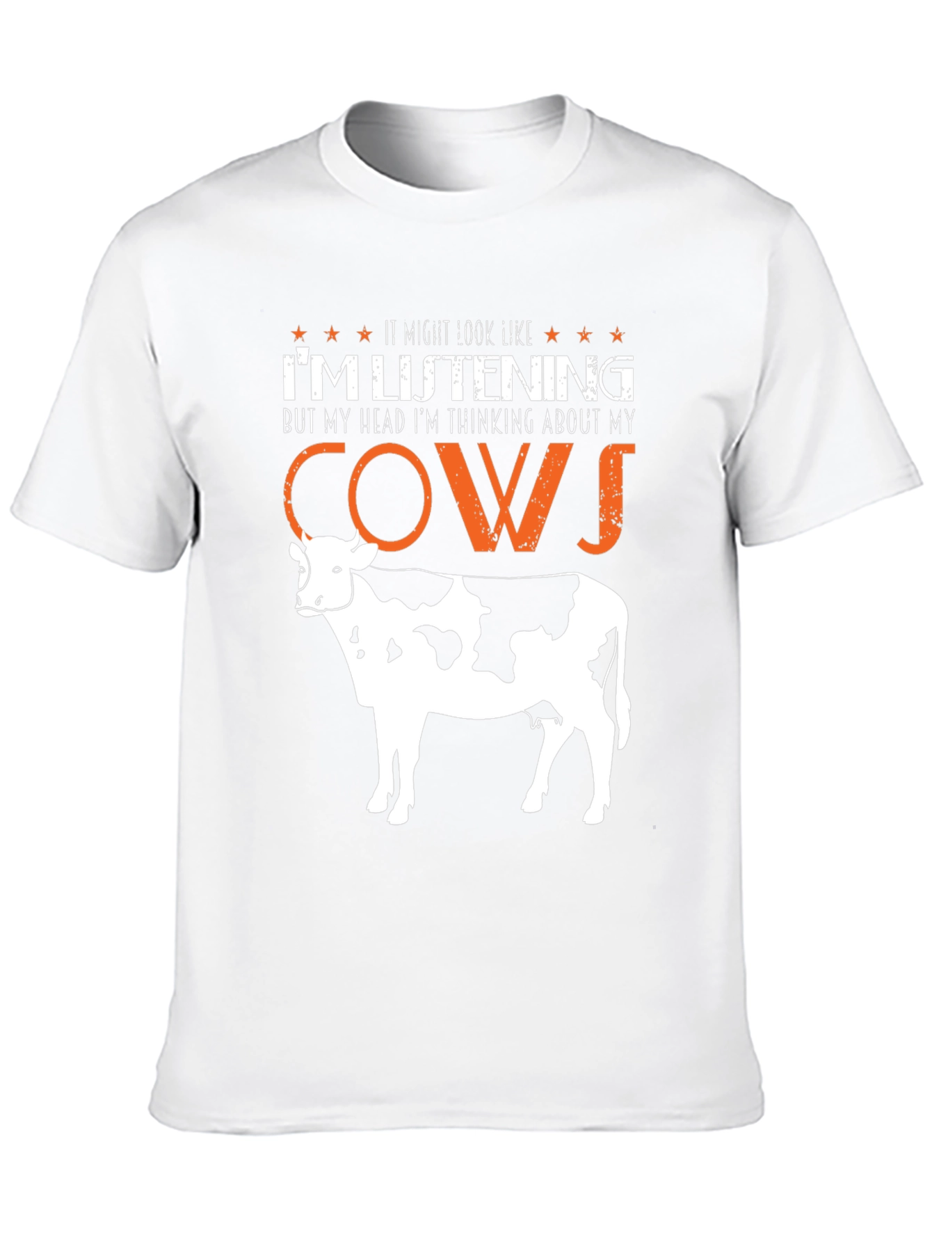 Thinking About Cows Graphic Tee