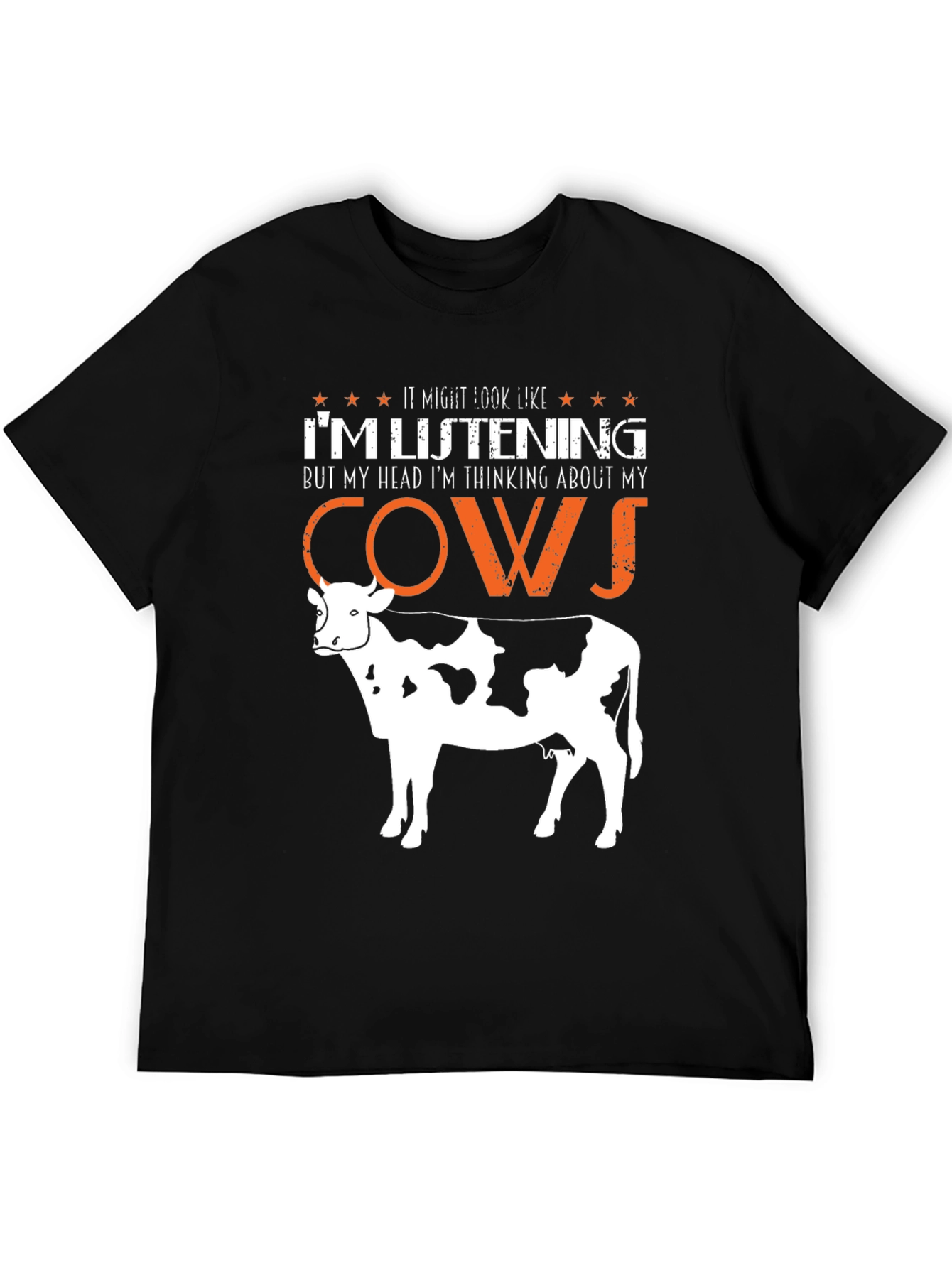 Thinking About Cows Graphic Tee