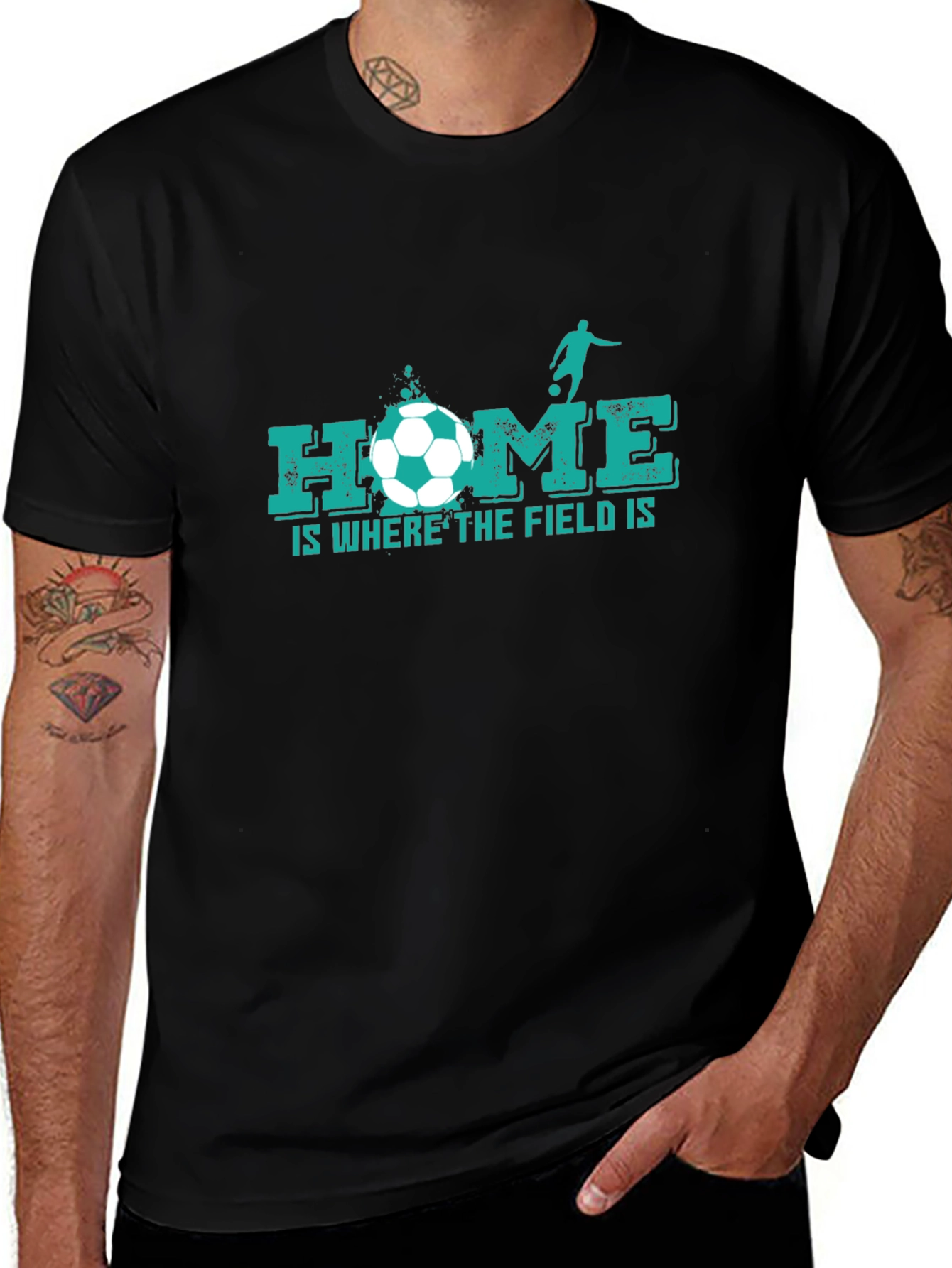Home is Where the Field Is - Soccer T-Shirt