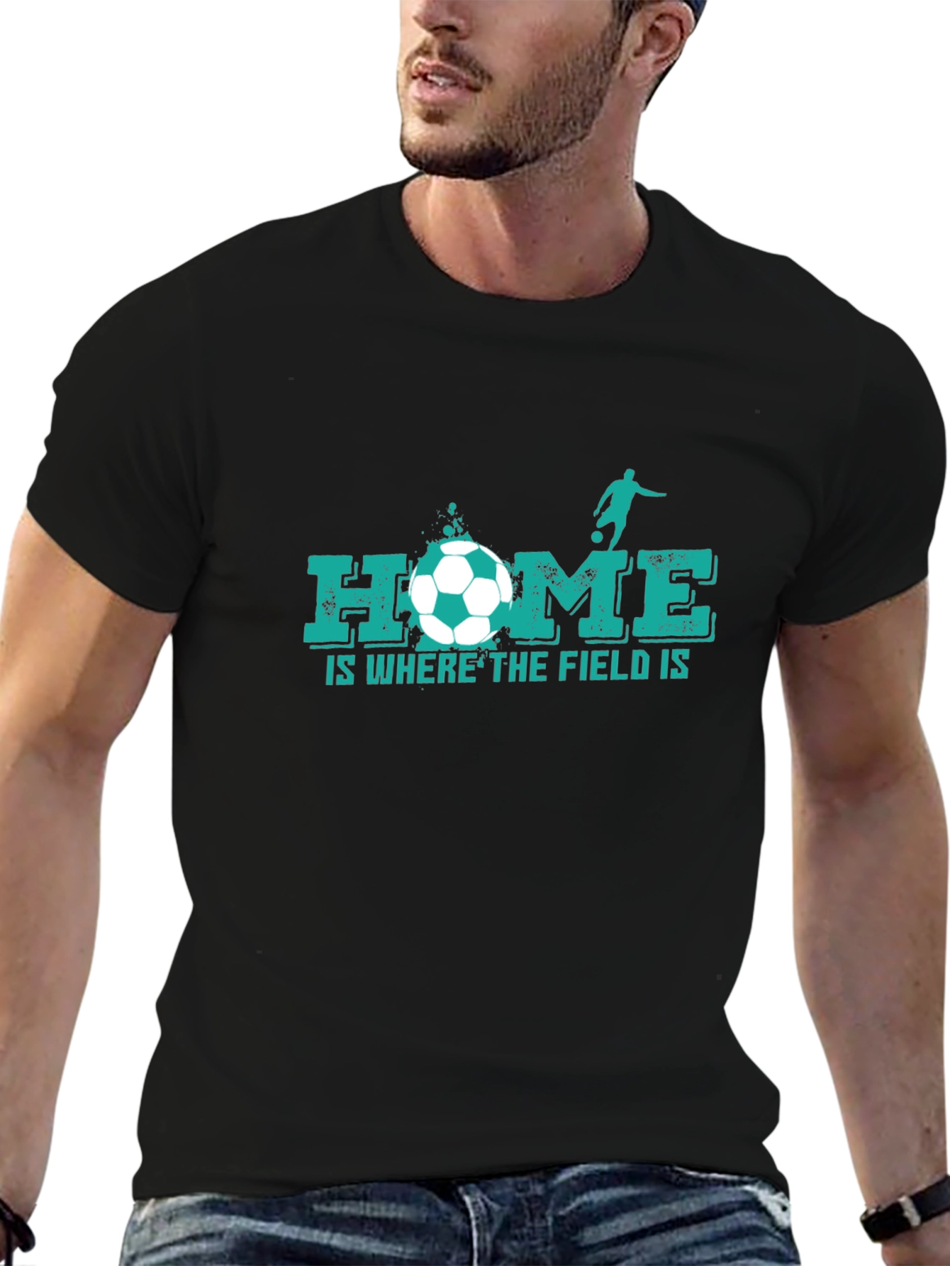 Home is Where the Field Is - Soccer T-Shirt