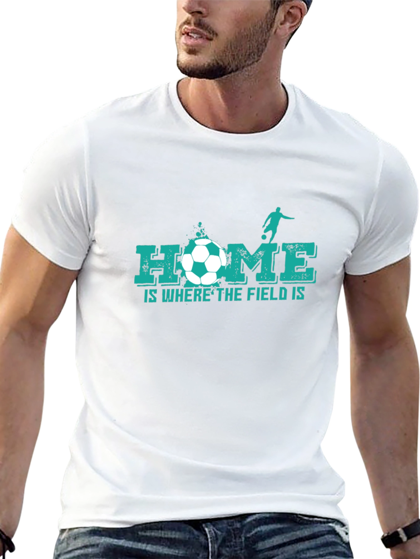Home is Where the Field Is - Soccer T-Shirt