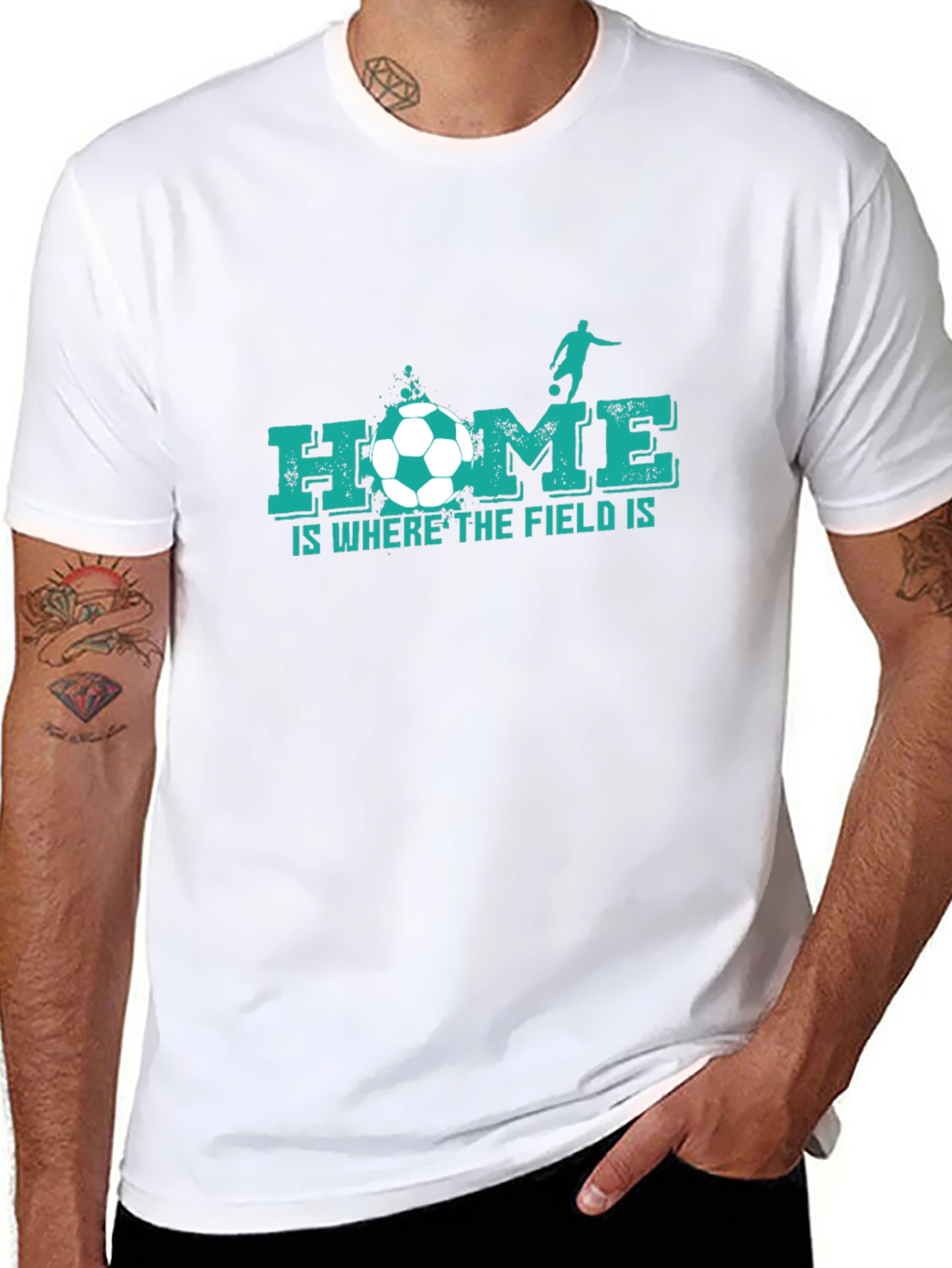 Home is Where the Field Is - Soccer T-Shirt