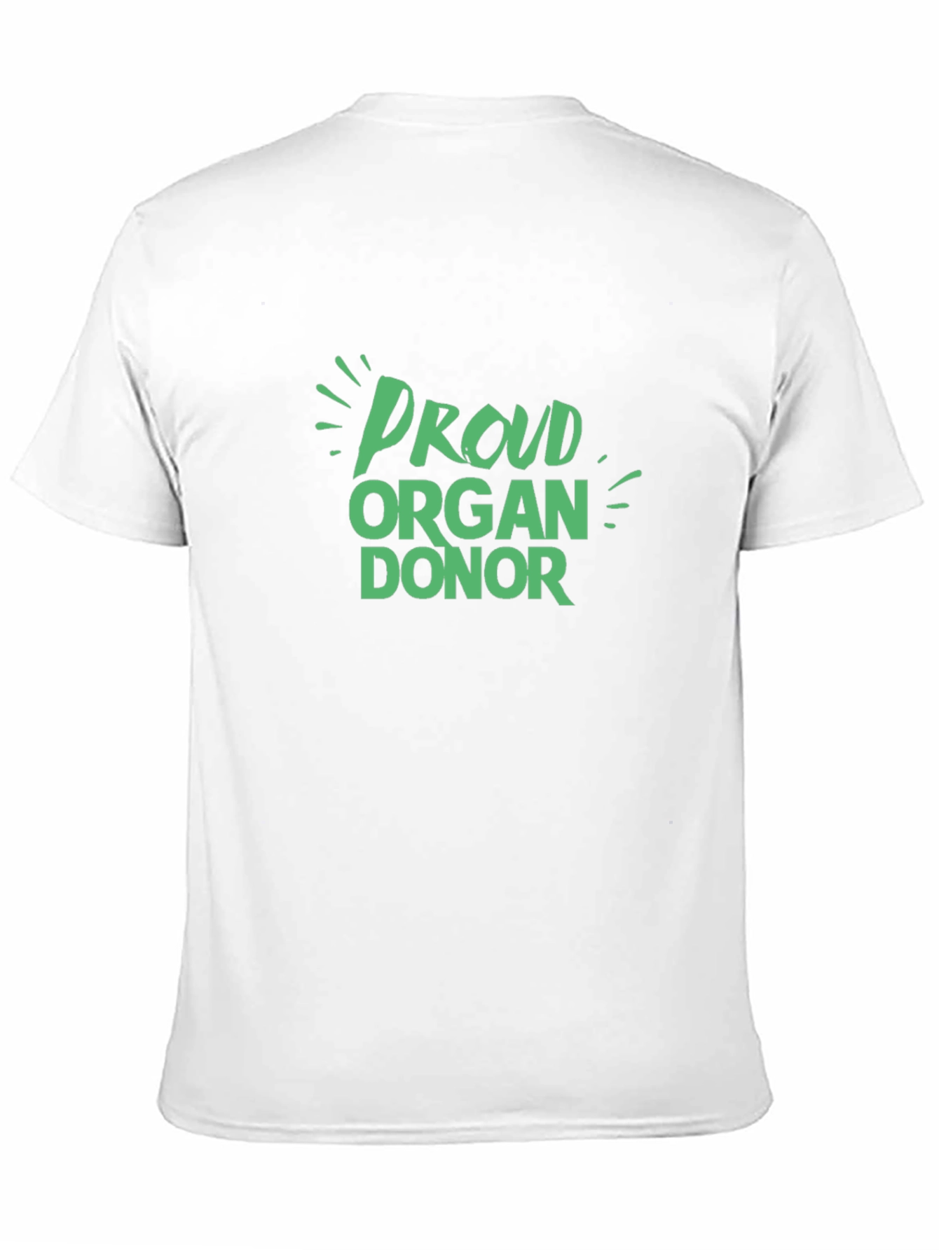 Proud Organ Donor Black T-Shirt