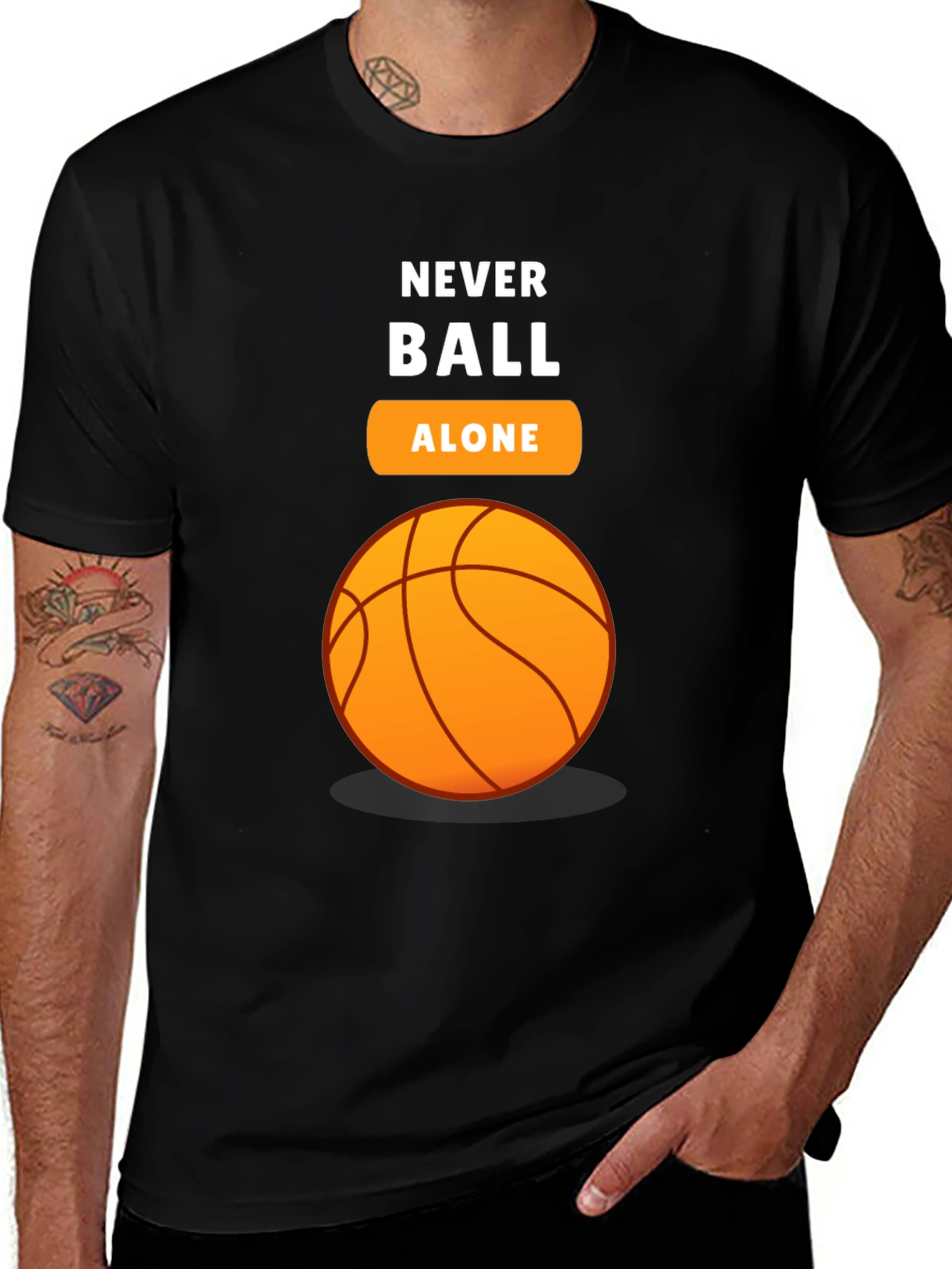 Never Ball Alone Graphic T-Shirt