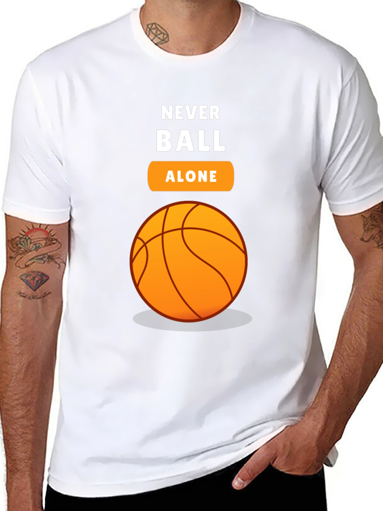 Never Ball Alone Graphic T-Shirt
