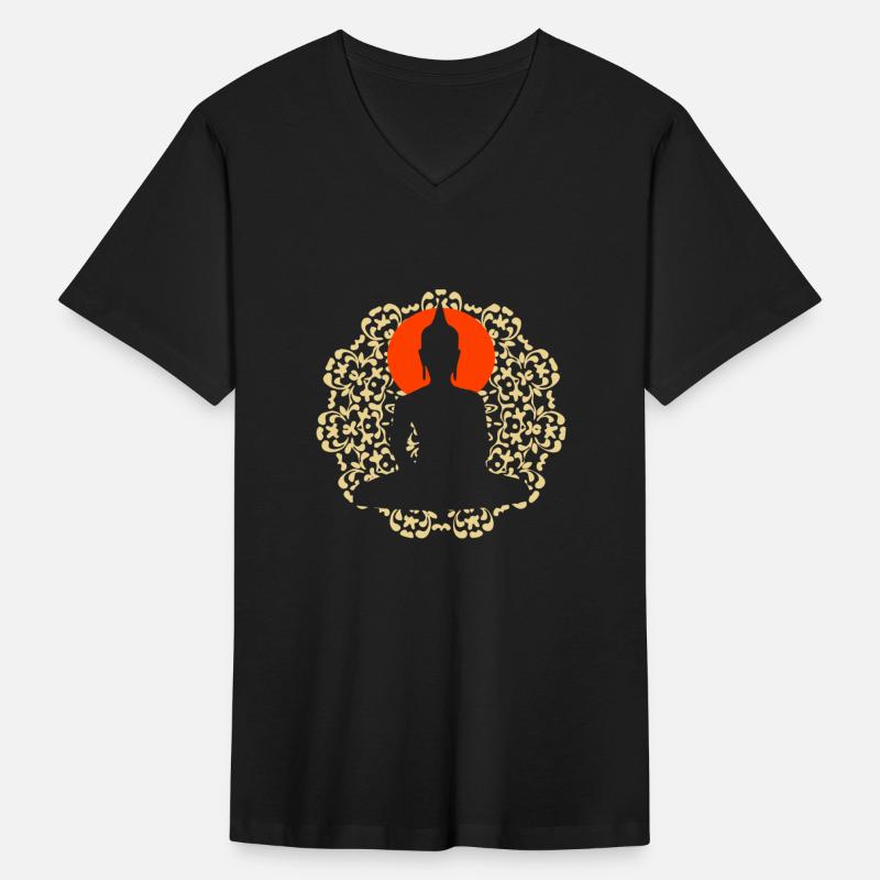 Buddha - meditation buddhism religion orange gol