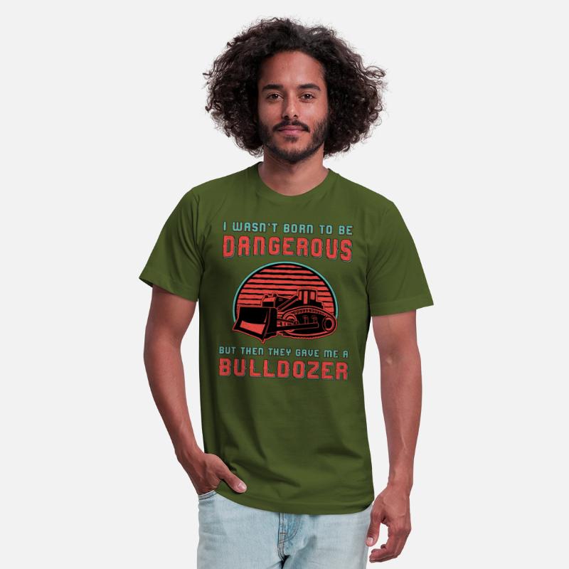 Bulldozer Born To Dangerous Construction Worker