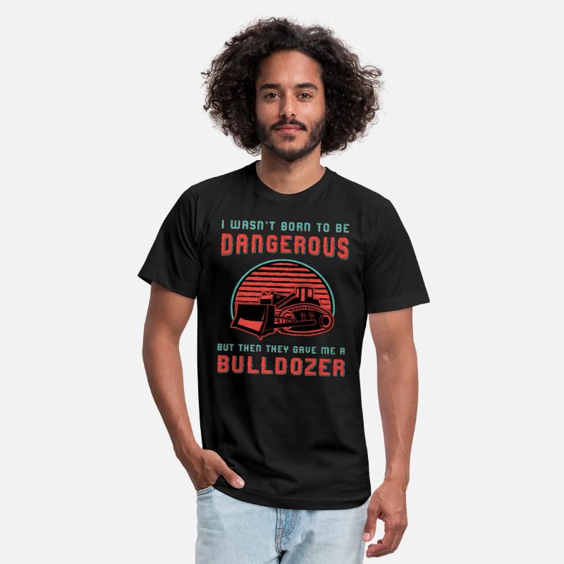 Bulldozer Born To Dangerous Construction Worker