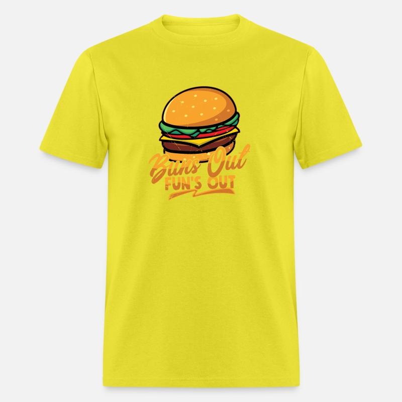 Buns Out Fun's Out Hamburger Food Meat Buns