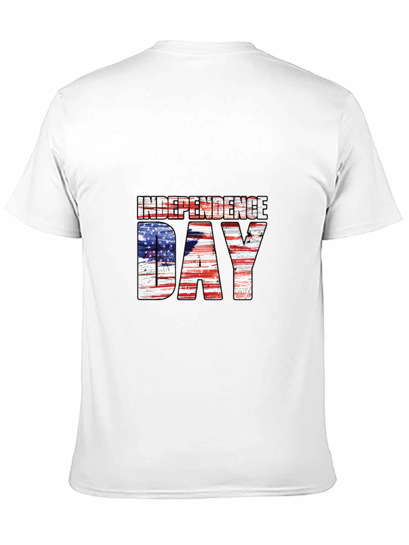 Independence Day American Flag Graphic T-Shirt