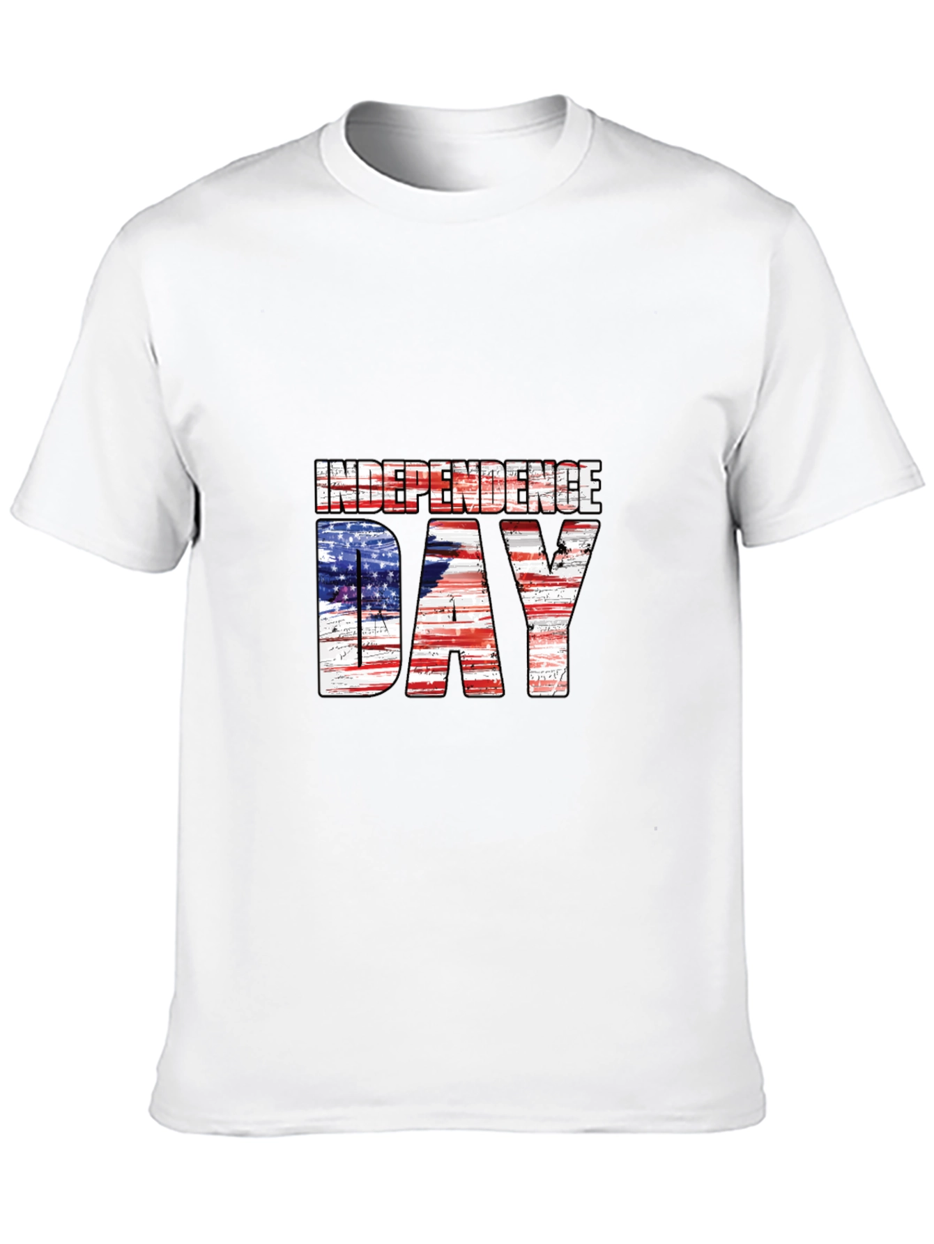 Independence Day American Flag Graphic T-Shirt