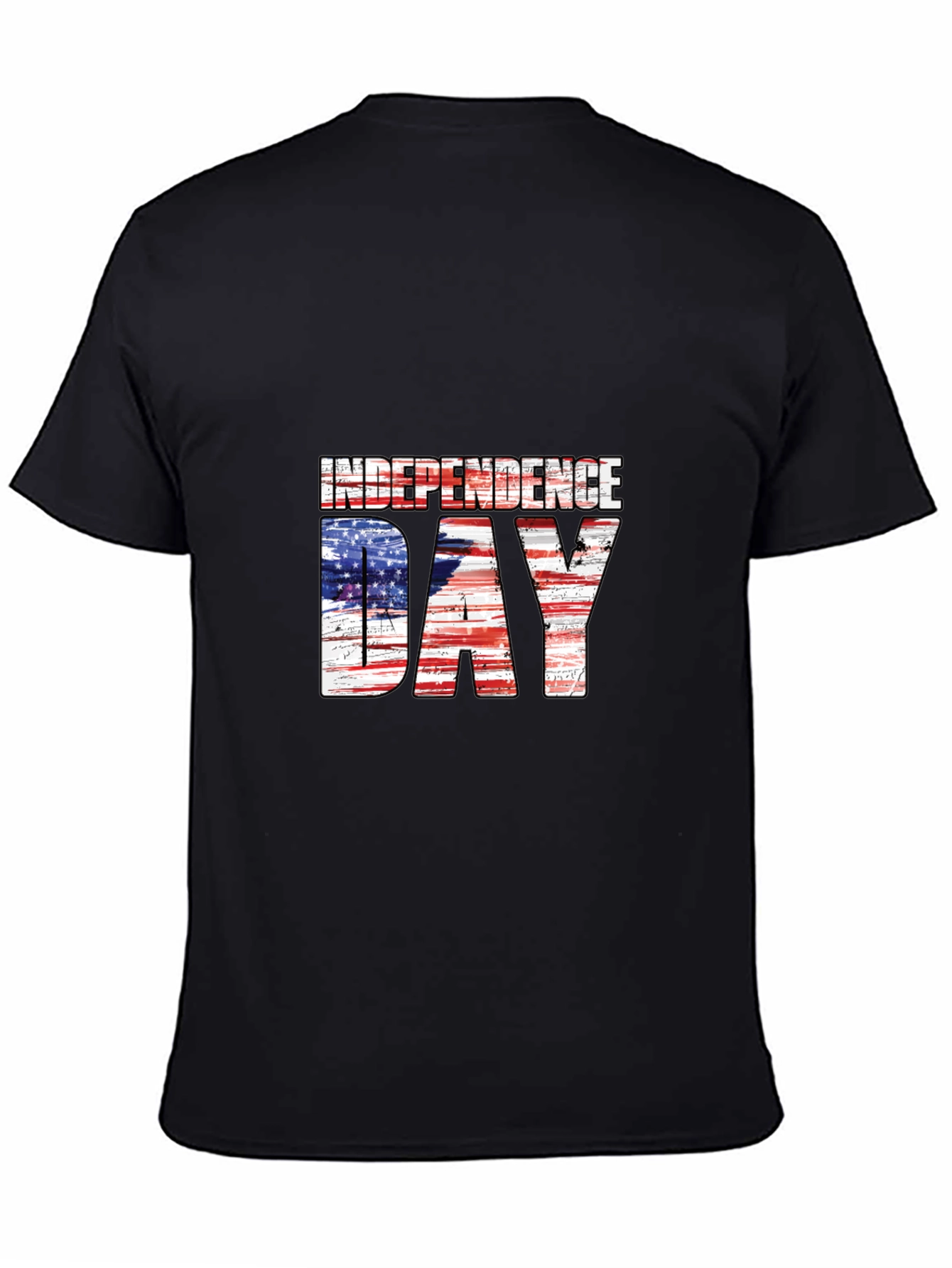 Independence Day American Flag Graphic T-Shirt